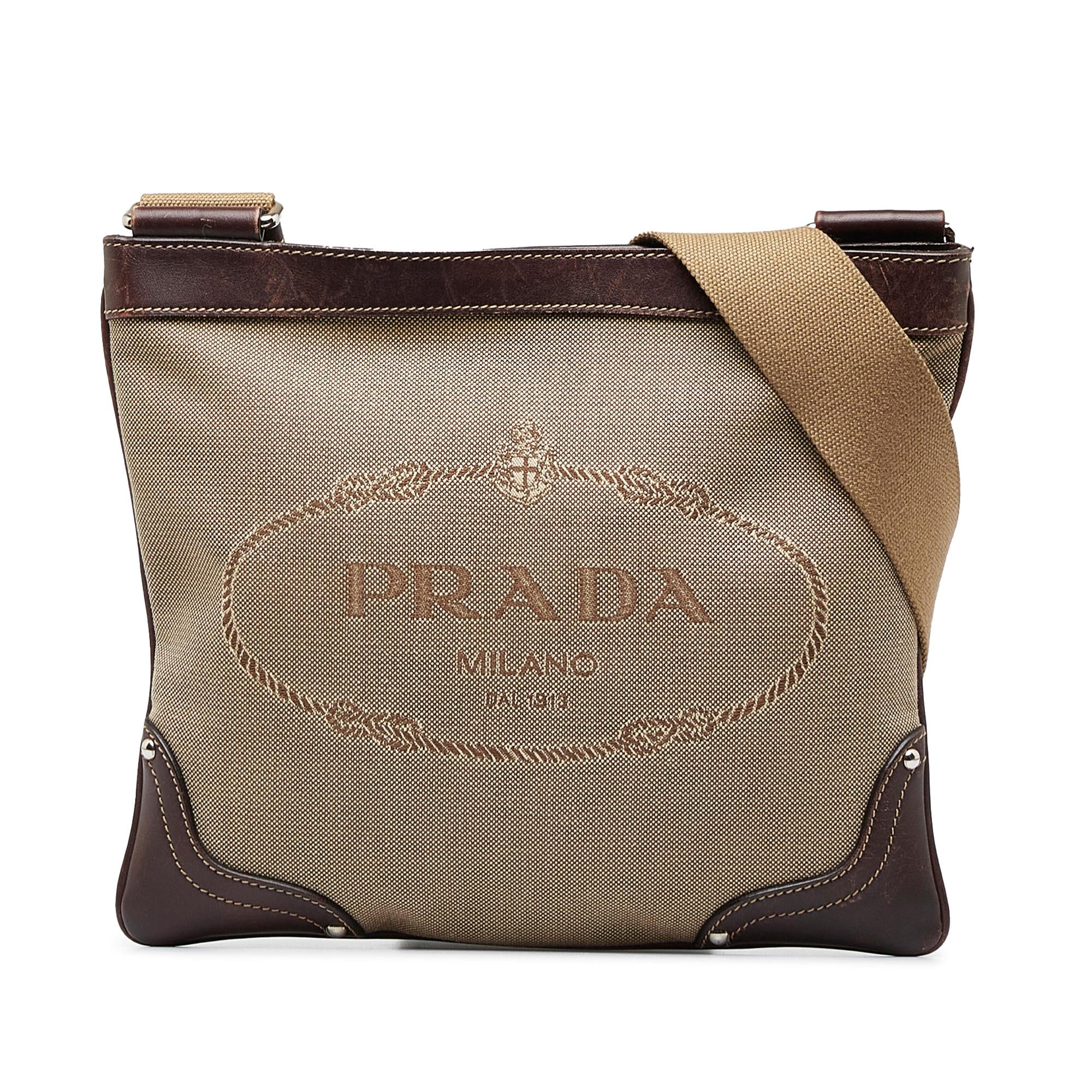Prada Canapa Logo Crossbody Bag (SHG-USfq2K)