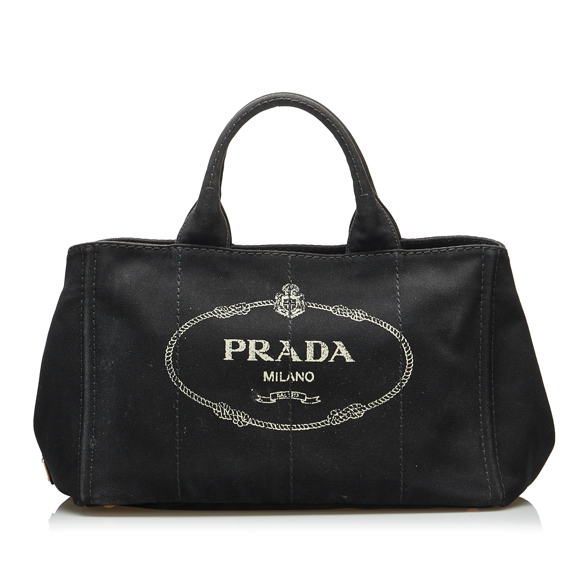 Prada Canapa Logo Handbag (SHG-IjyjeI)