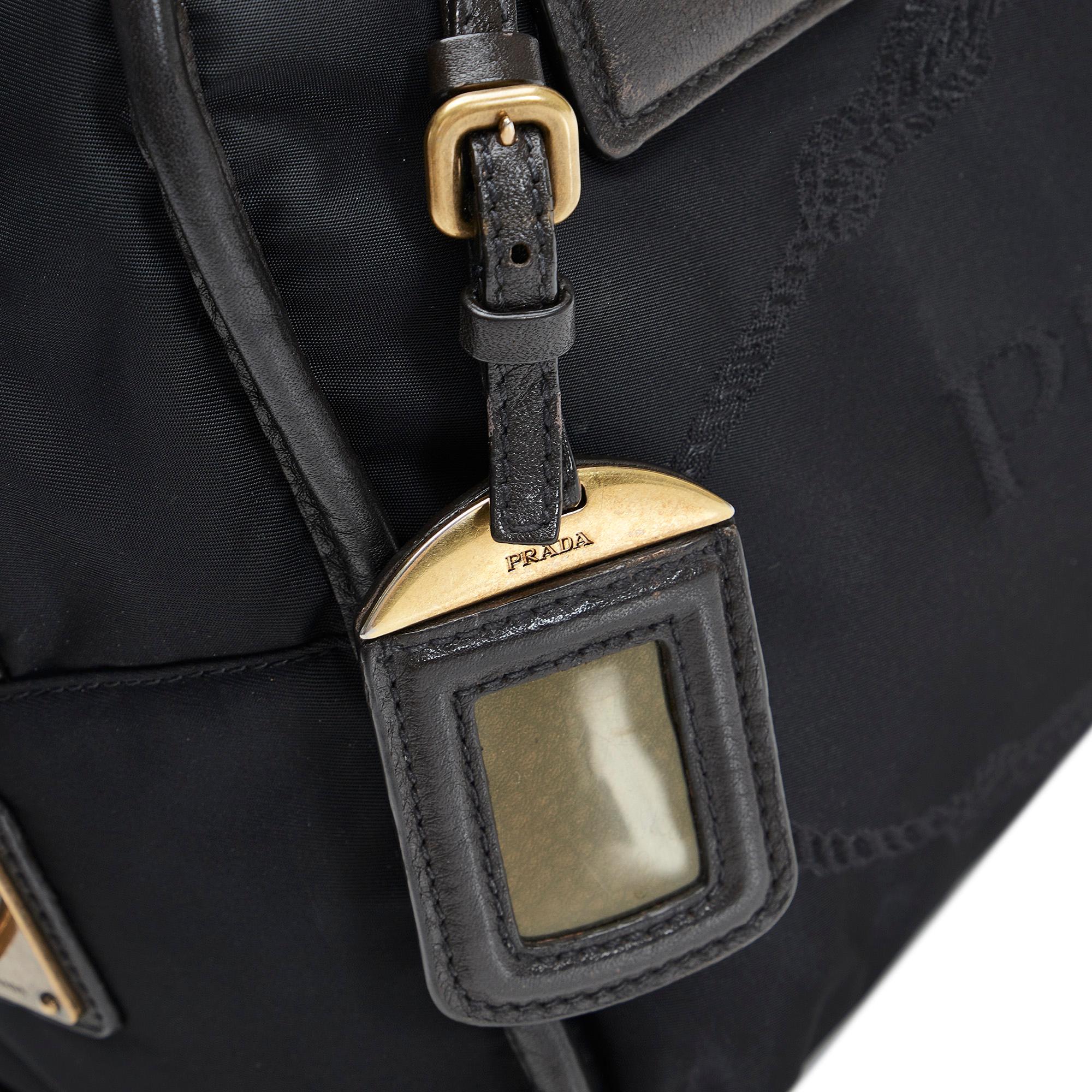 Prada Canapa Logo Handbag (SHG-tcQU7U)
