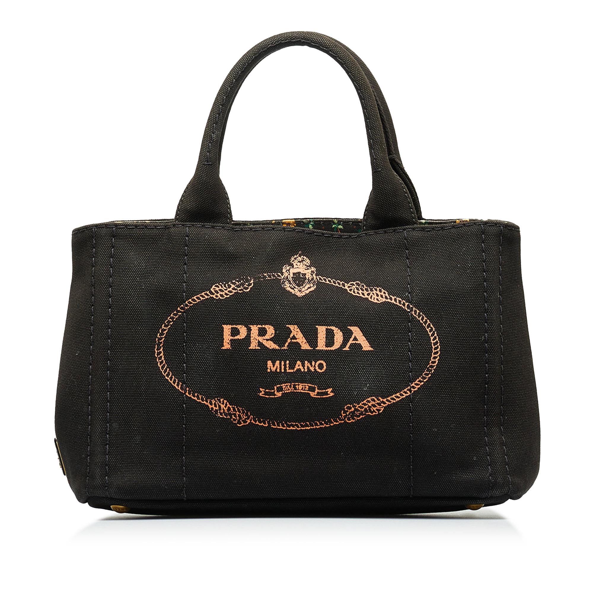 Prada Canapa Logo Handbag (SHG-41D8kX)
