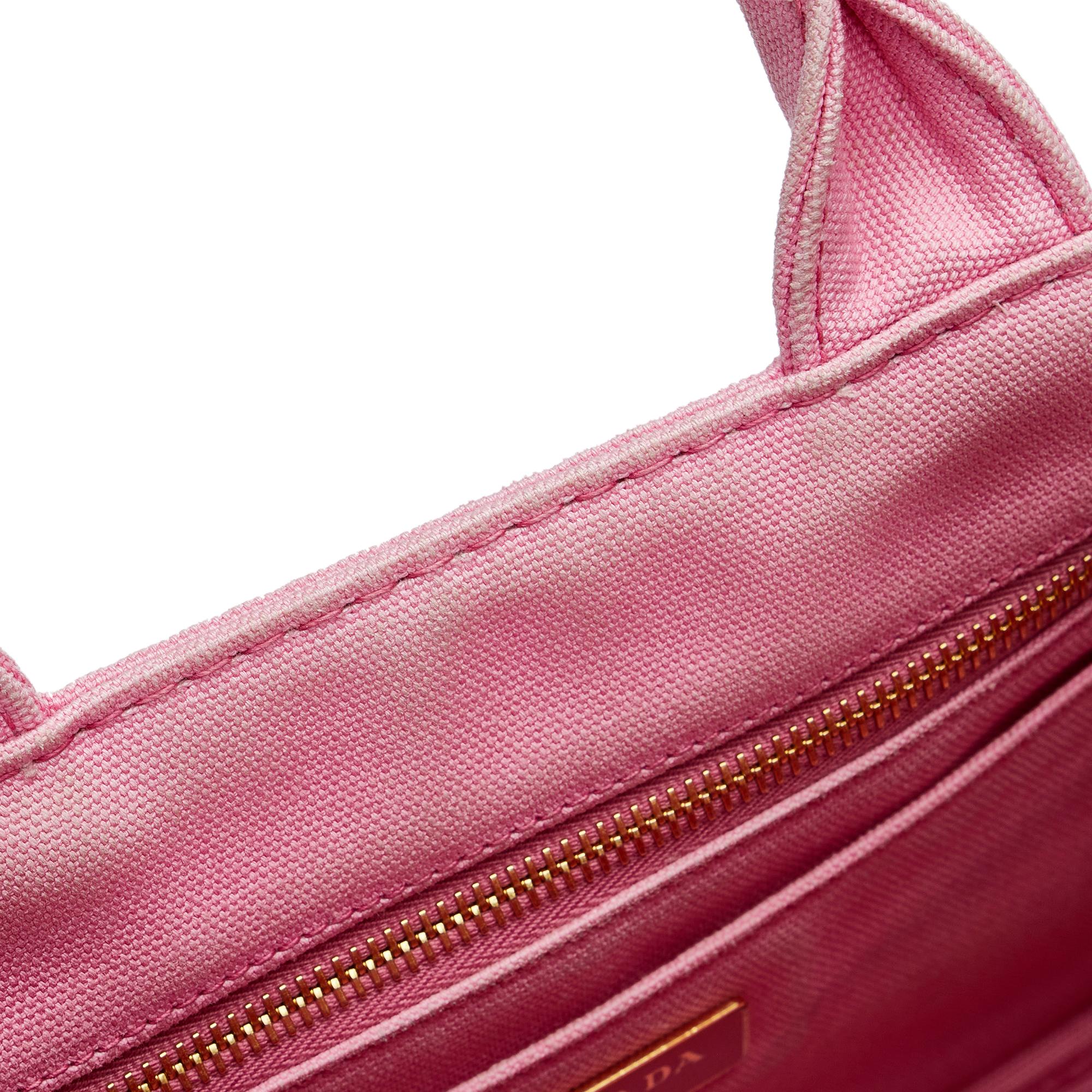 Prada Canapa Logo Satchel (SHG-oroDew)