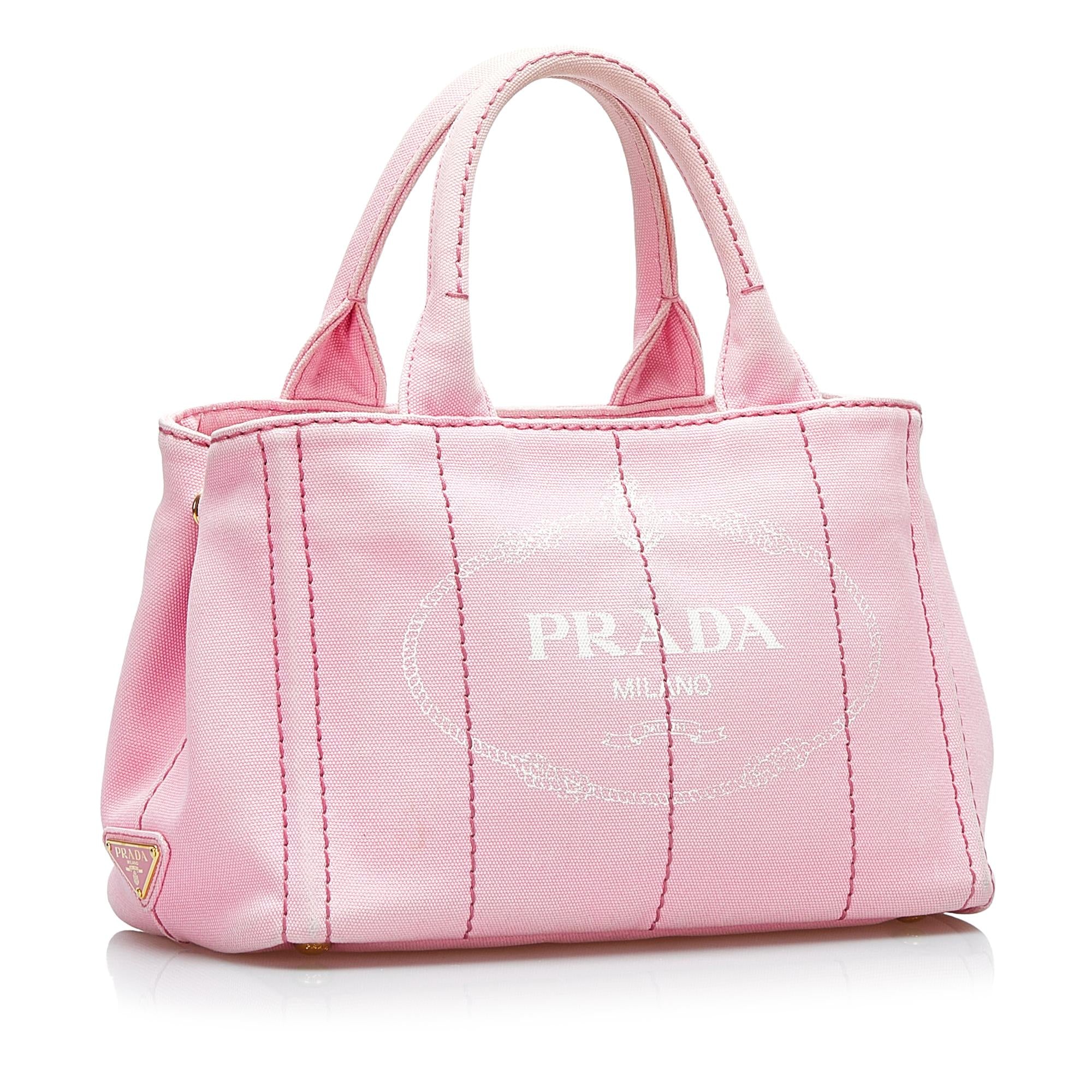 Prada Canapa Logo Satchel (SHG-oroDew)