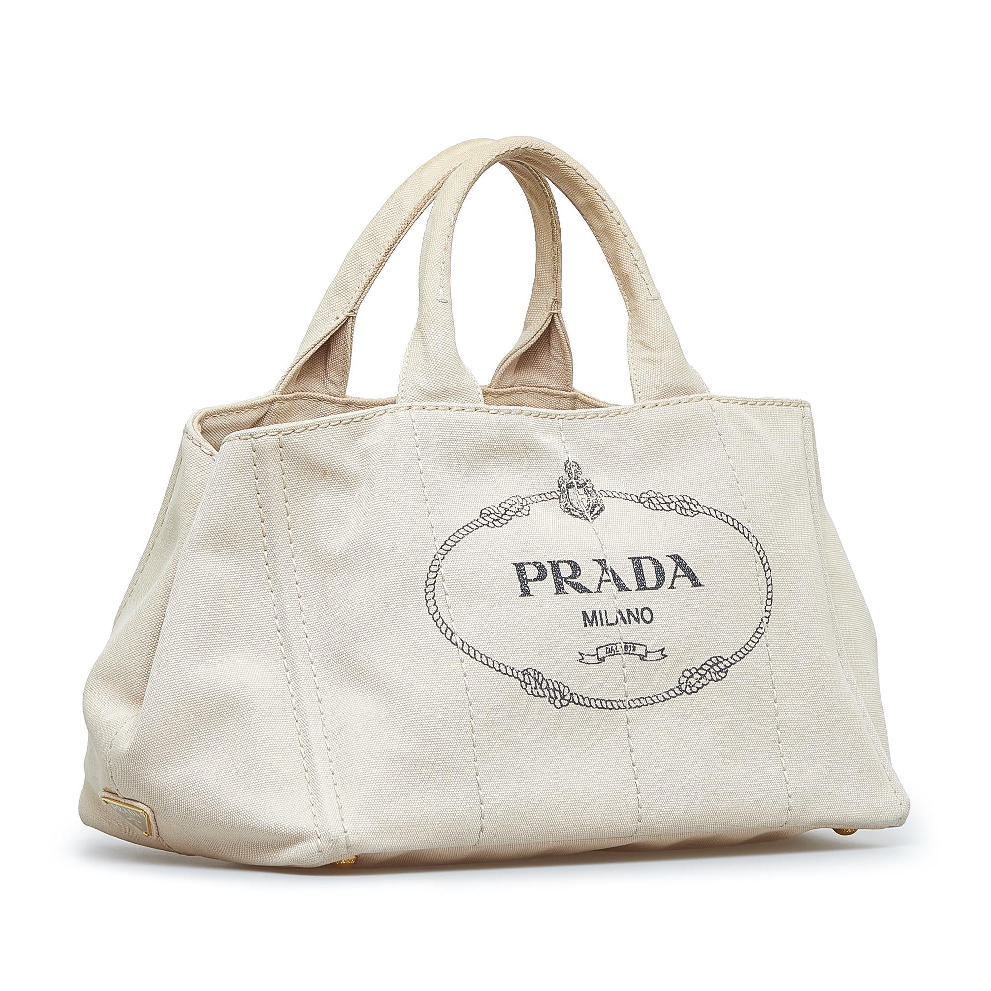 Prada Canapa Logo Satchel (SHG-m0w1KH)