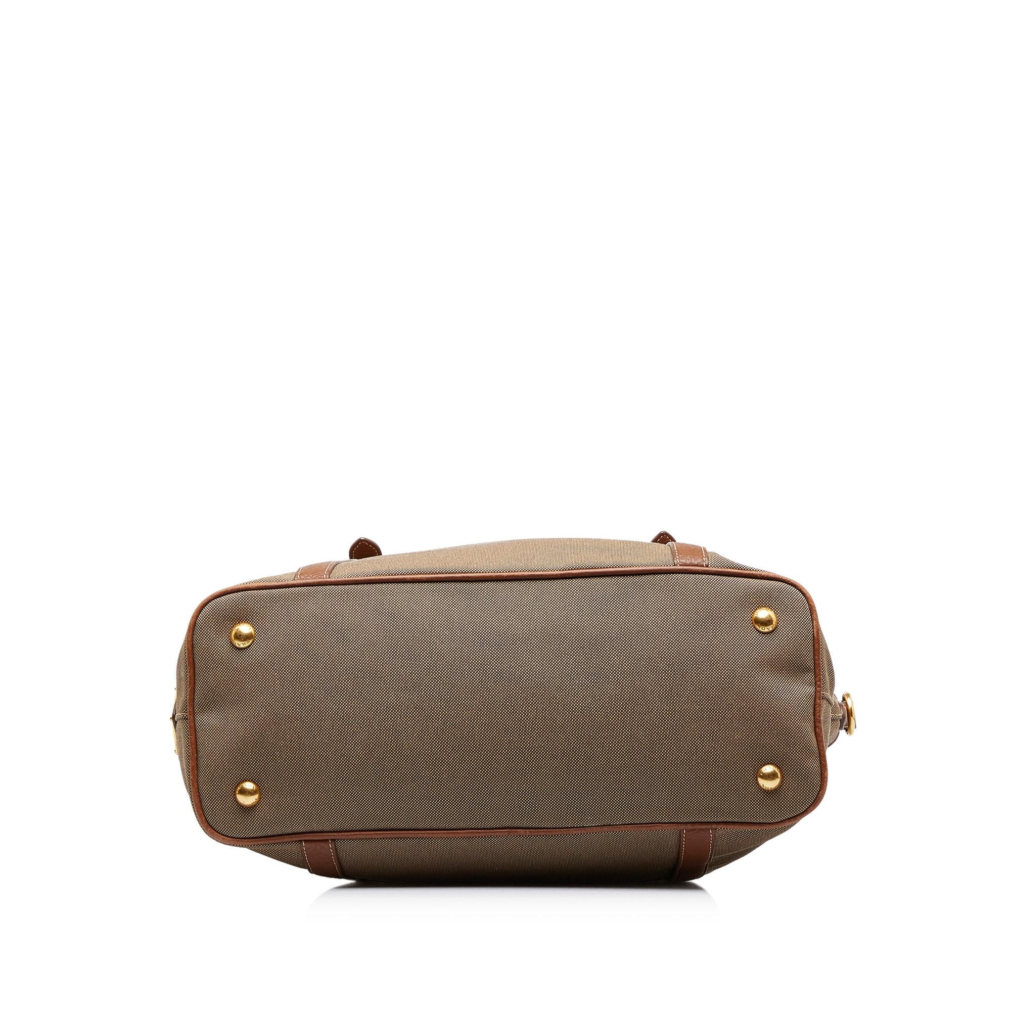 Prada Canapa Logo Satchel (SHG-x1RLHx)