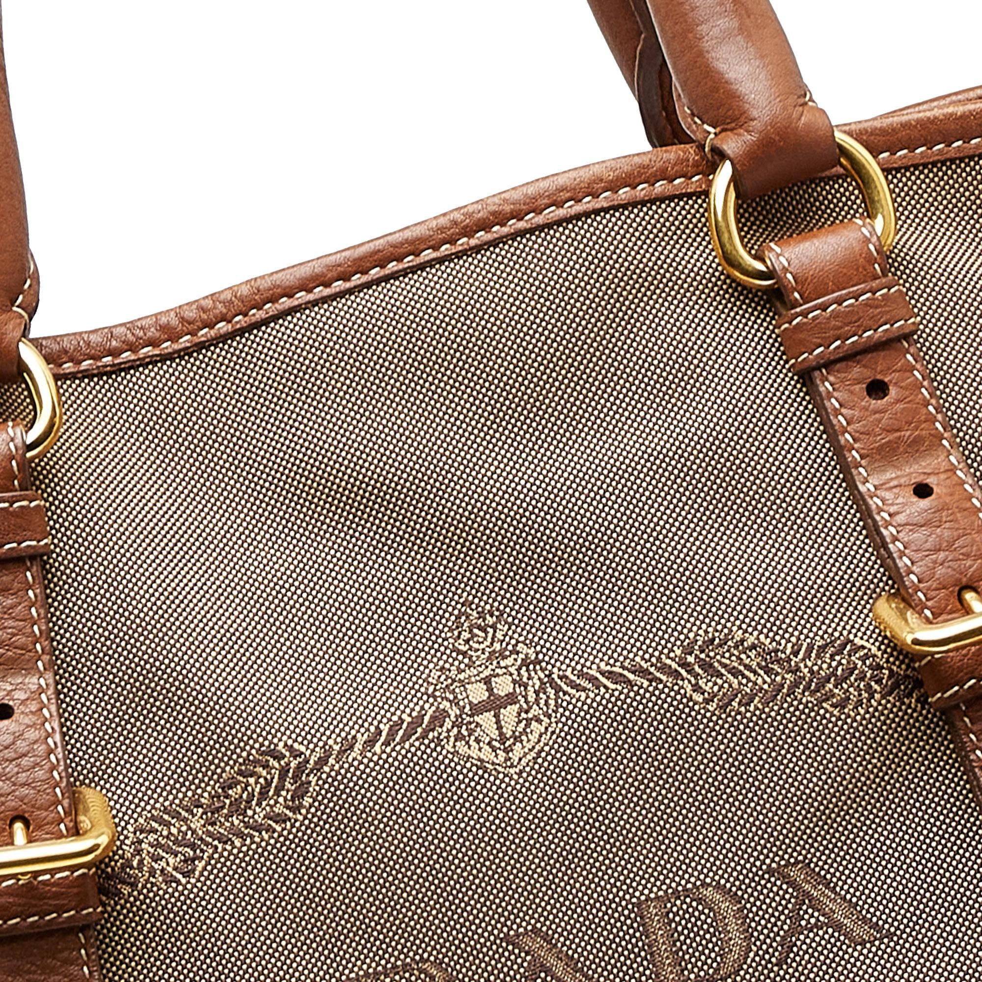 Prada Canapa Logo Satchel (SHG-x1RLHx)