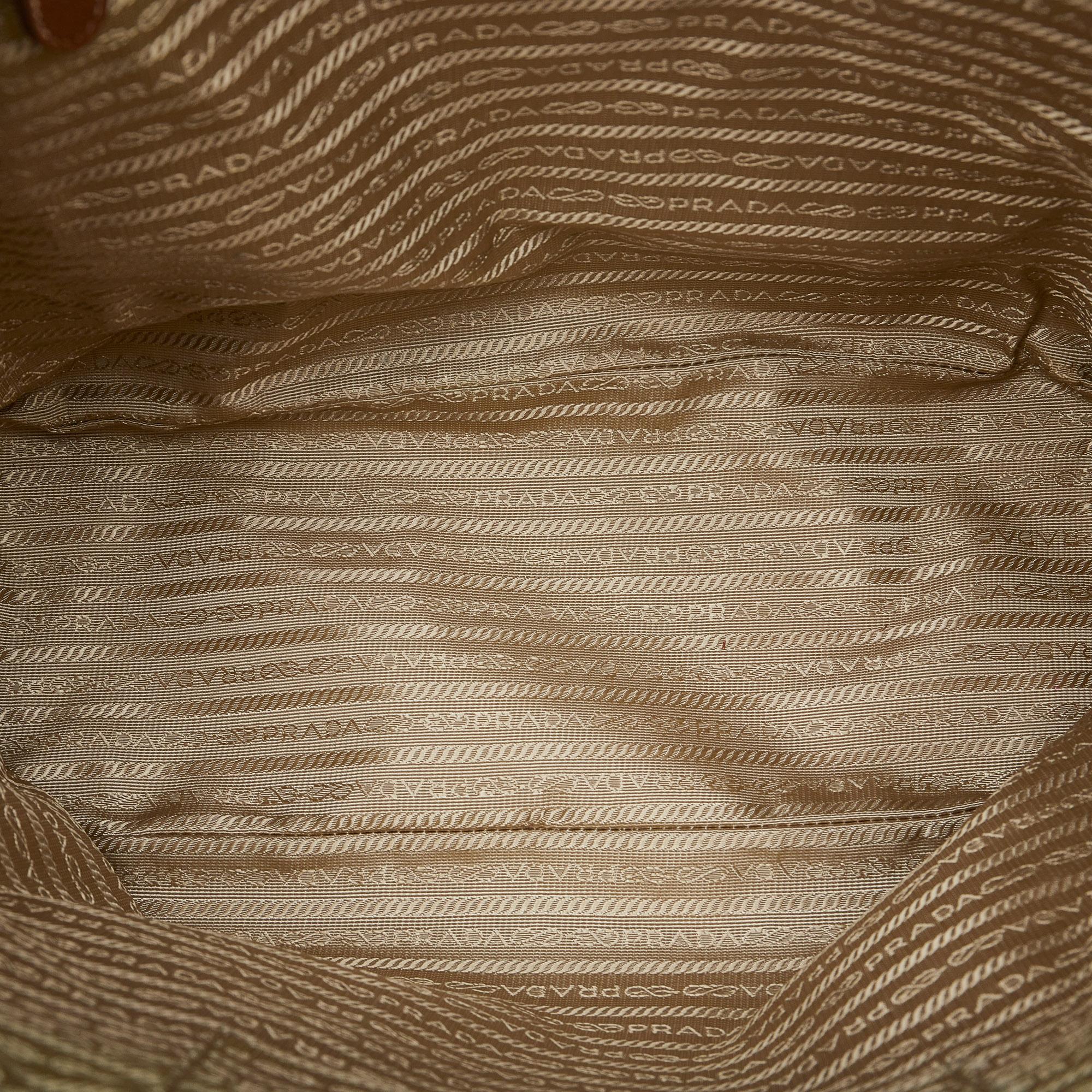 Prada Canapa Logo Satchel (SHG-x1RLHx)
