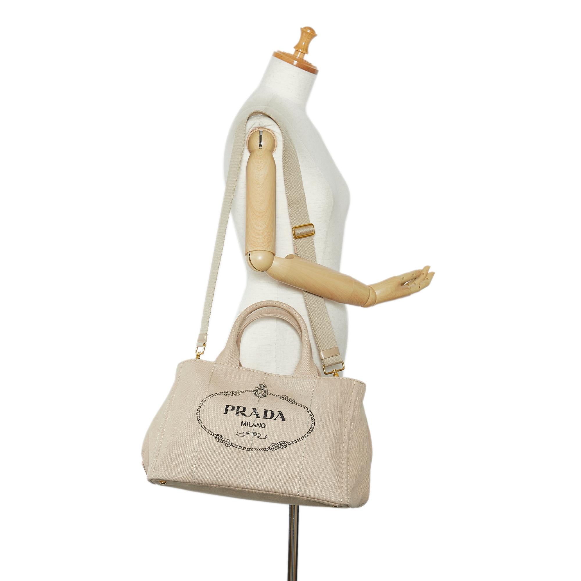 Prada Canapa Logo Satchel (SHG-9UBld2)