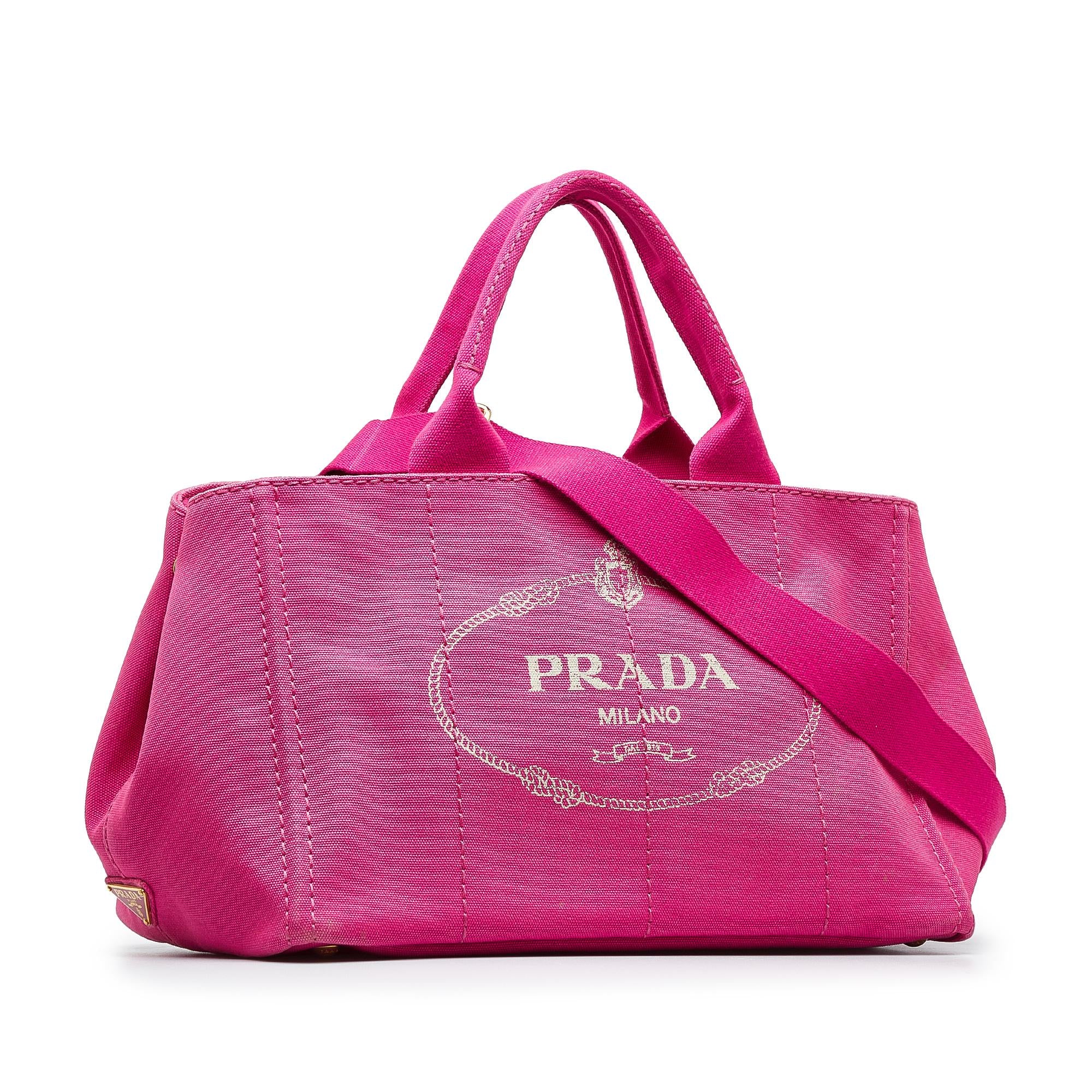 Prada Canapa Logo Satchel (SHG-57Mzas)