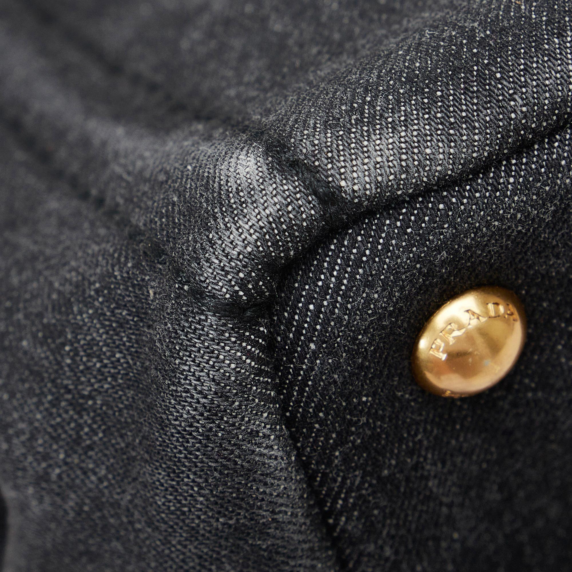 Prada Canapa Logo Satchel (SHG-PvIaqi)