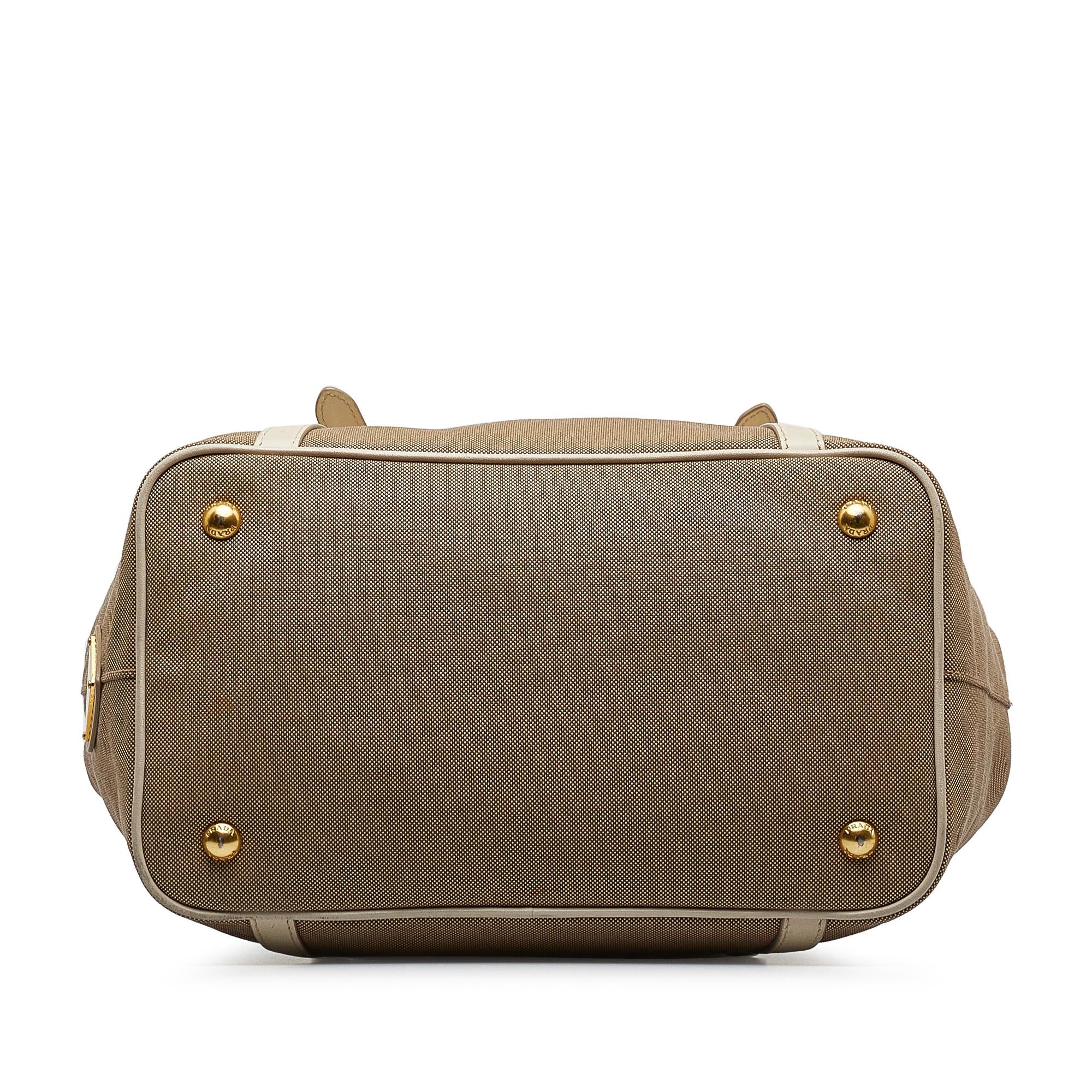 Prada Canapa Logo Satchel (SHG-x9apjX)