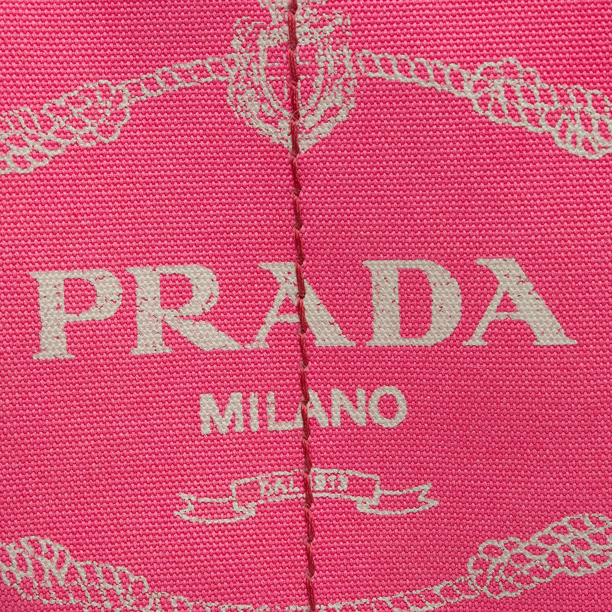 Prada Canapa Logo Shopping Tote (SHF-TjCWSj)