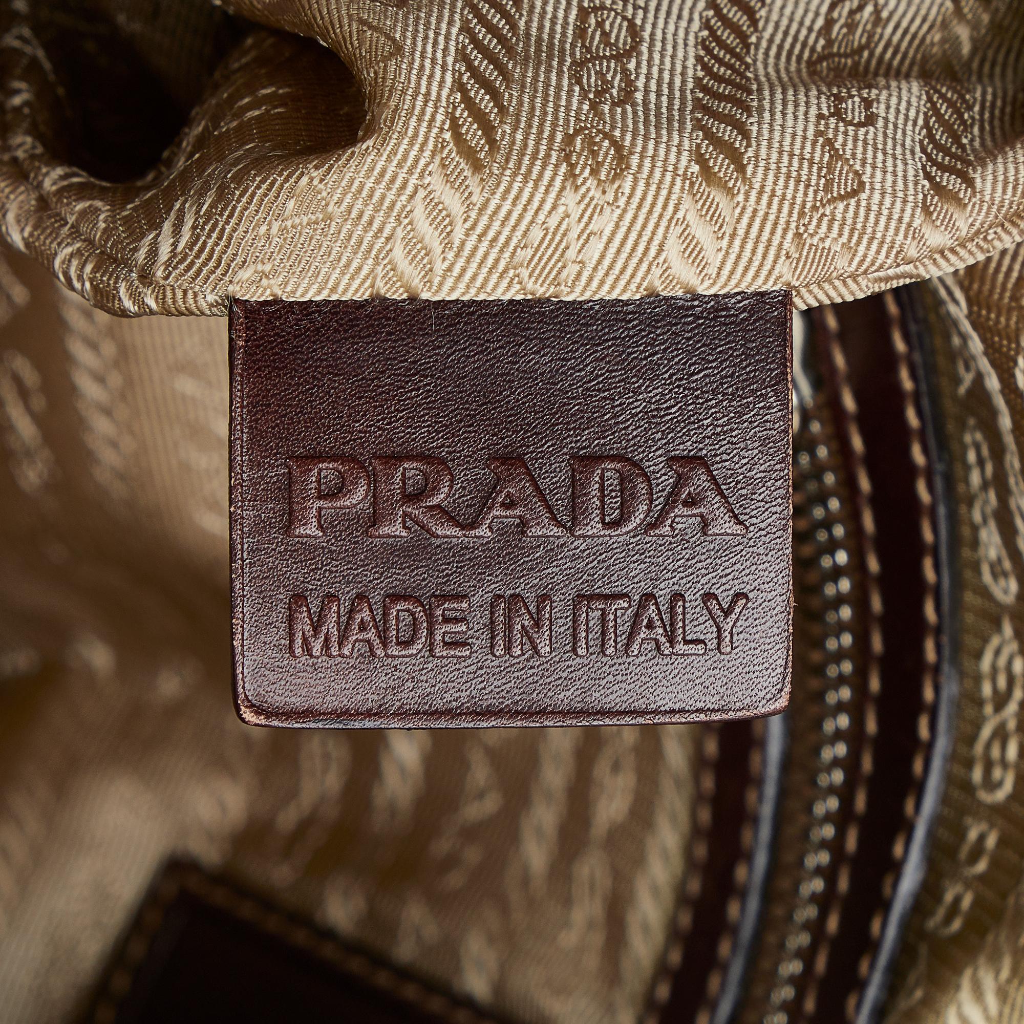 Prada Canapa Logo Shoulder Bag (SHG-p9ychY)