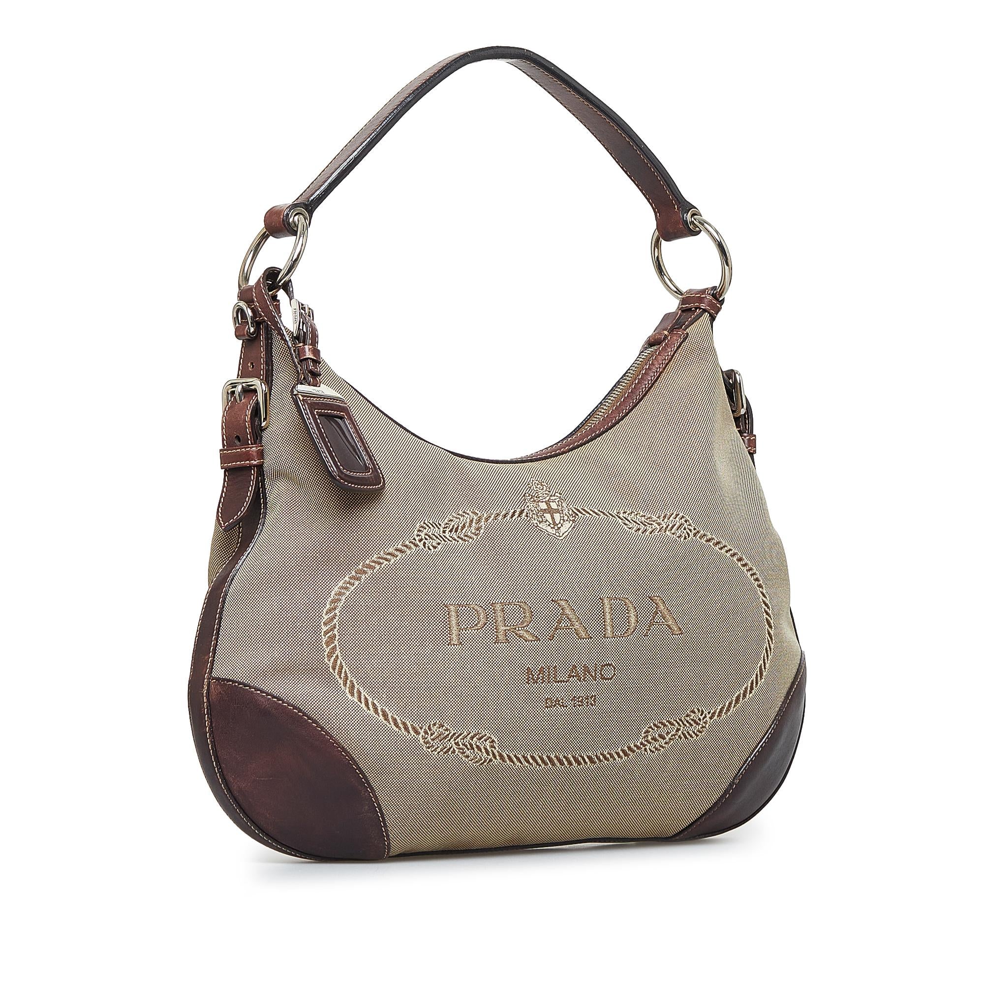 Prada Canapa Logo Shoulder Bag (SHG-p9ychY)