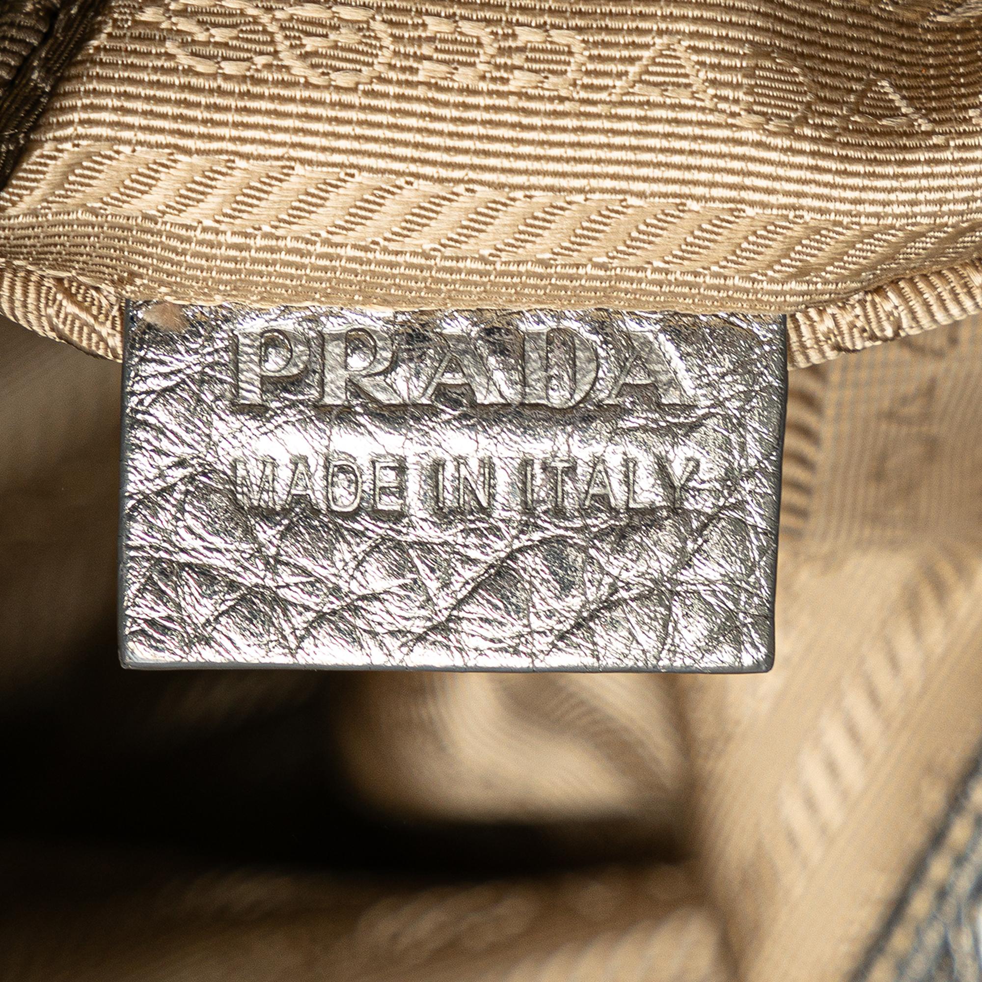 Prada Canapa Logo Shoulder Bag (SHG-MtRggi)