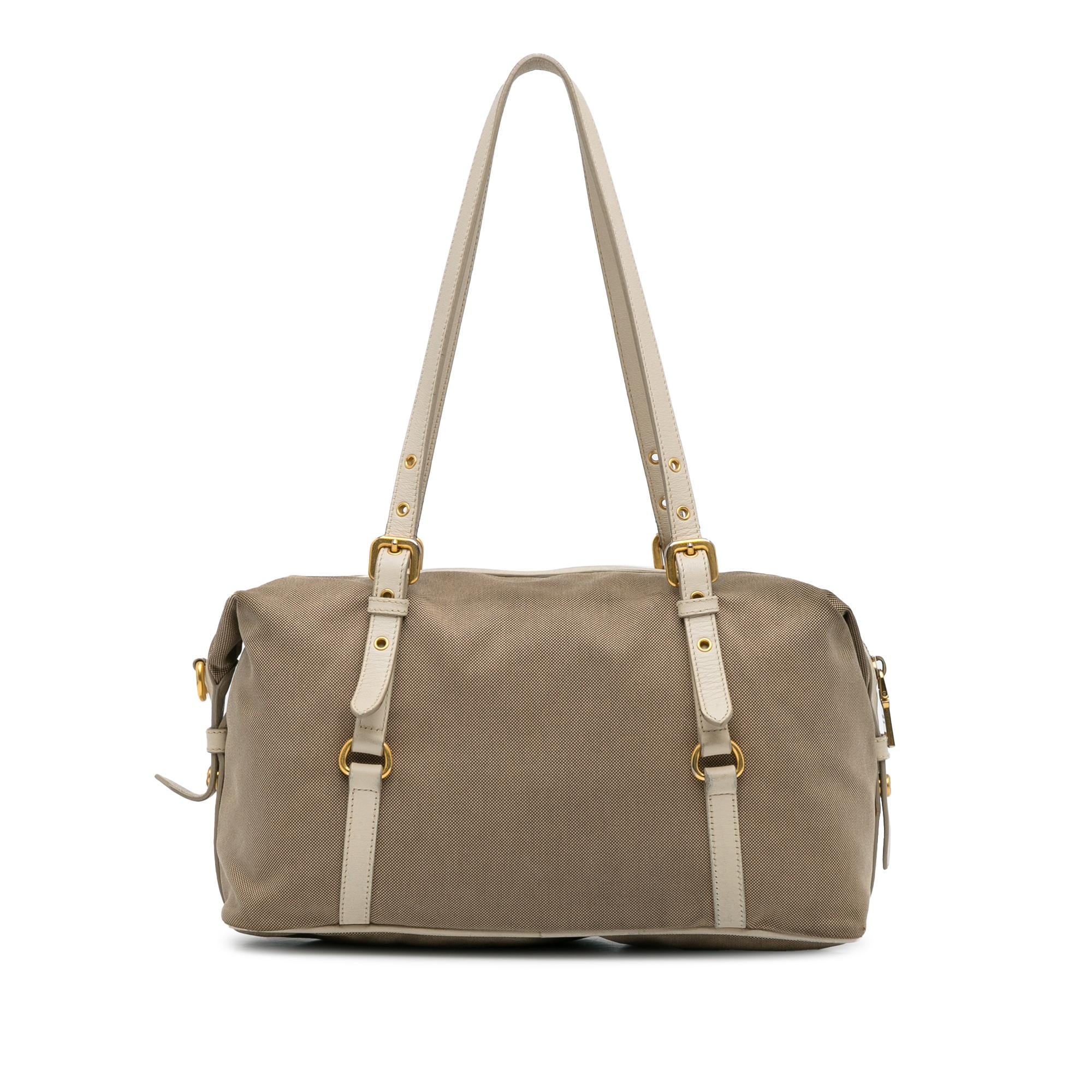 Prada Canapa Logo Shoulder Bag (SHG-VctLf9)