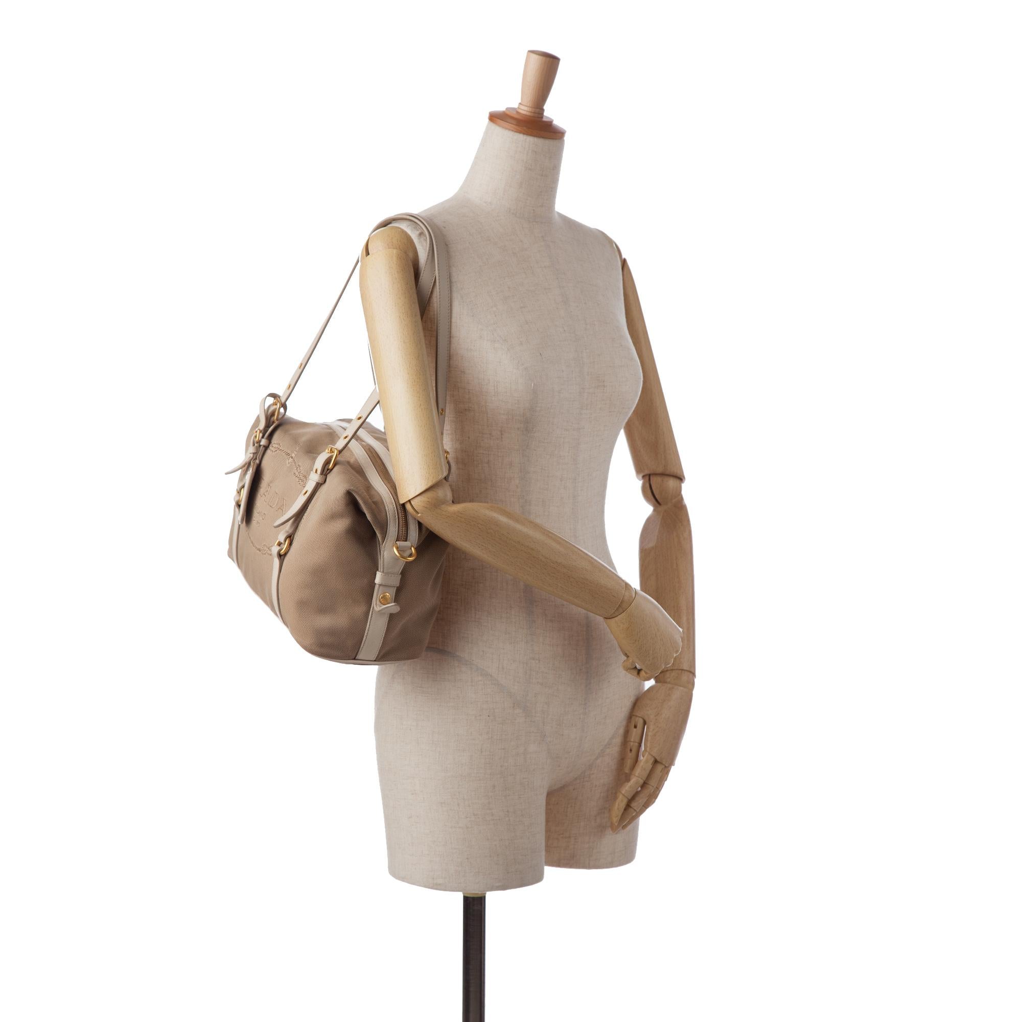 Prada Canapa Logo Shoulder Bag