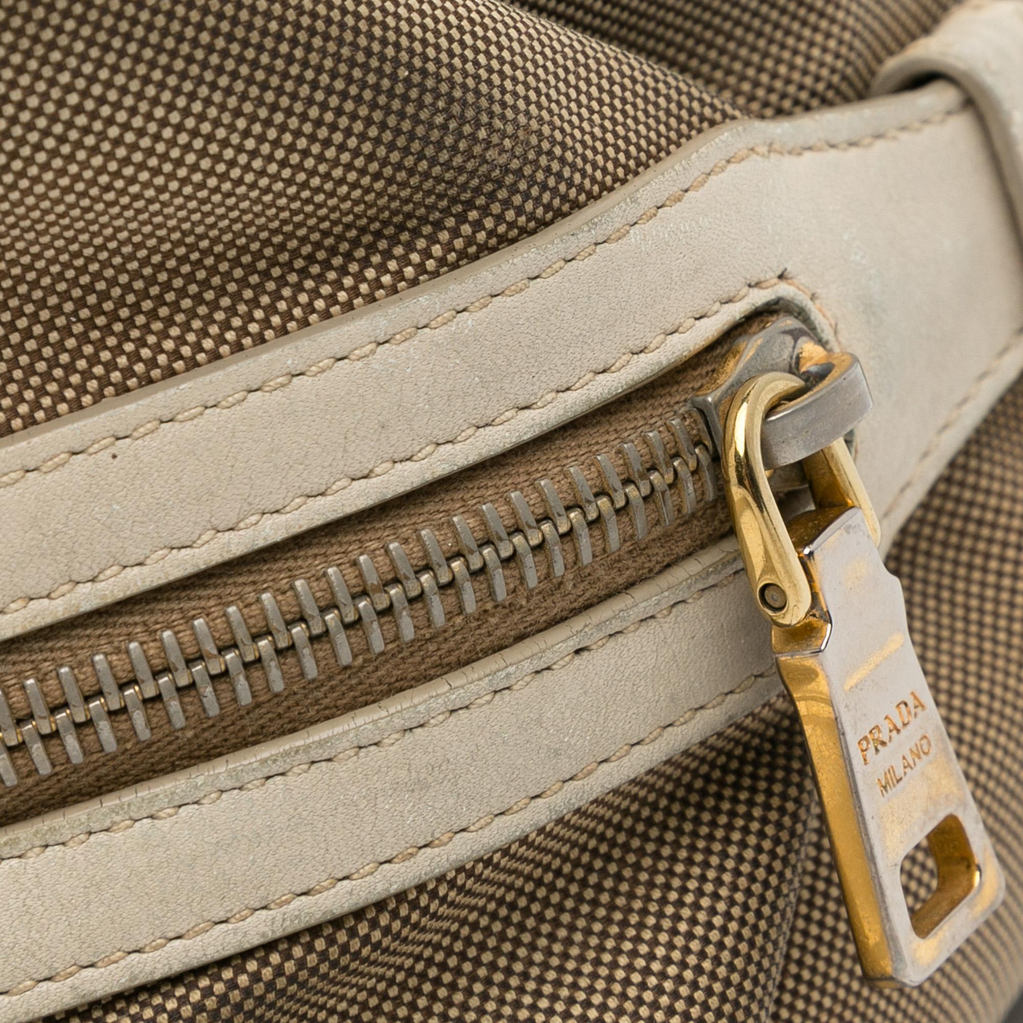 Prada Canapa Logo Shoulder Bag