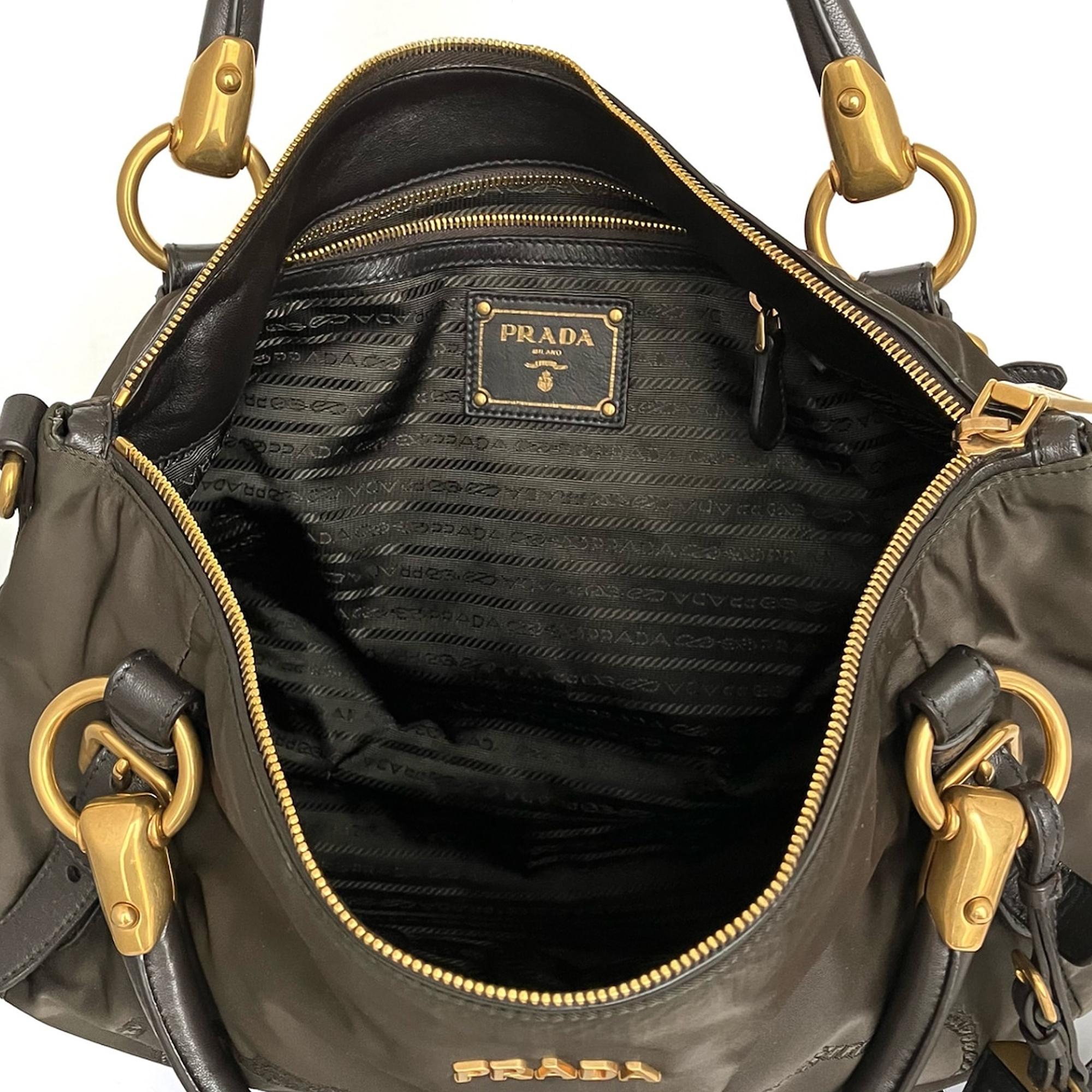 Prada Canapa Logo Tessuto Satchel (SHG-d7STAu)