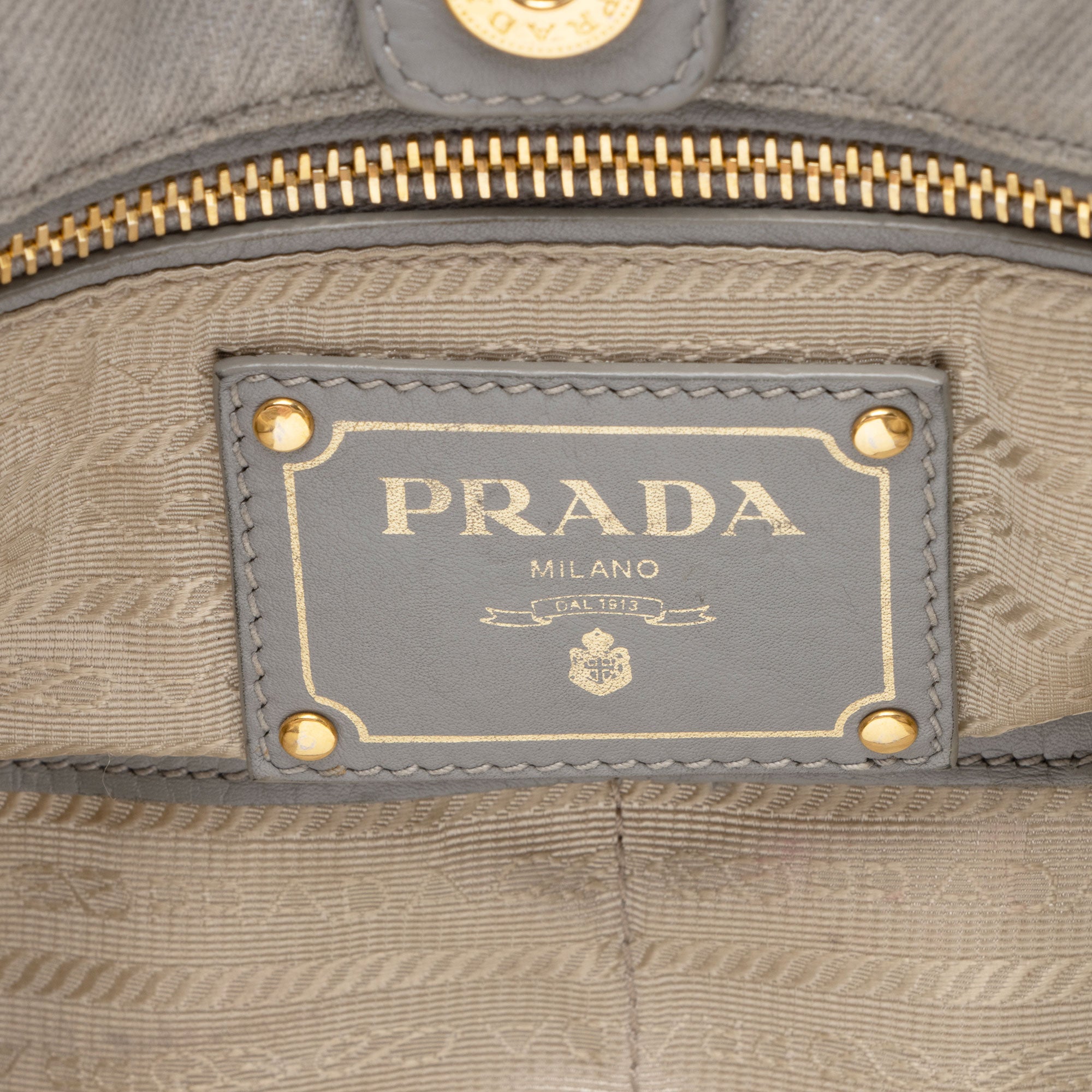 Prada Canapa Logo Weekender Tote