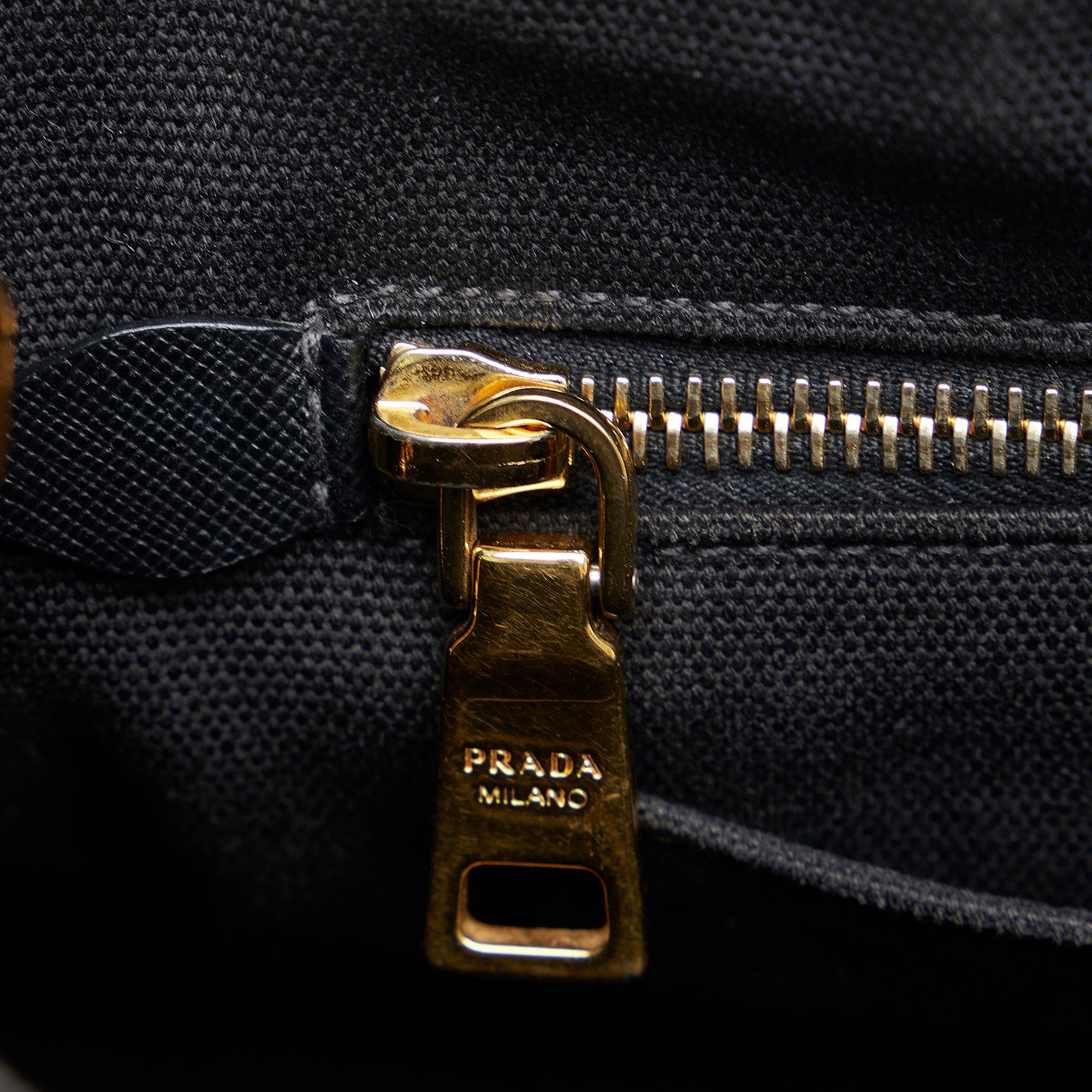 Prada Canapa Studded Satchel (SHG-qMj9jp)