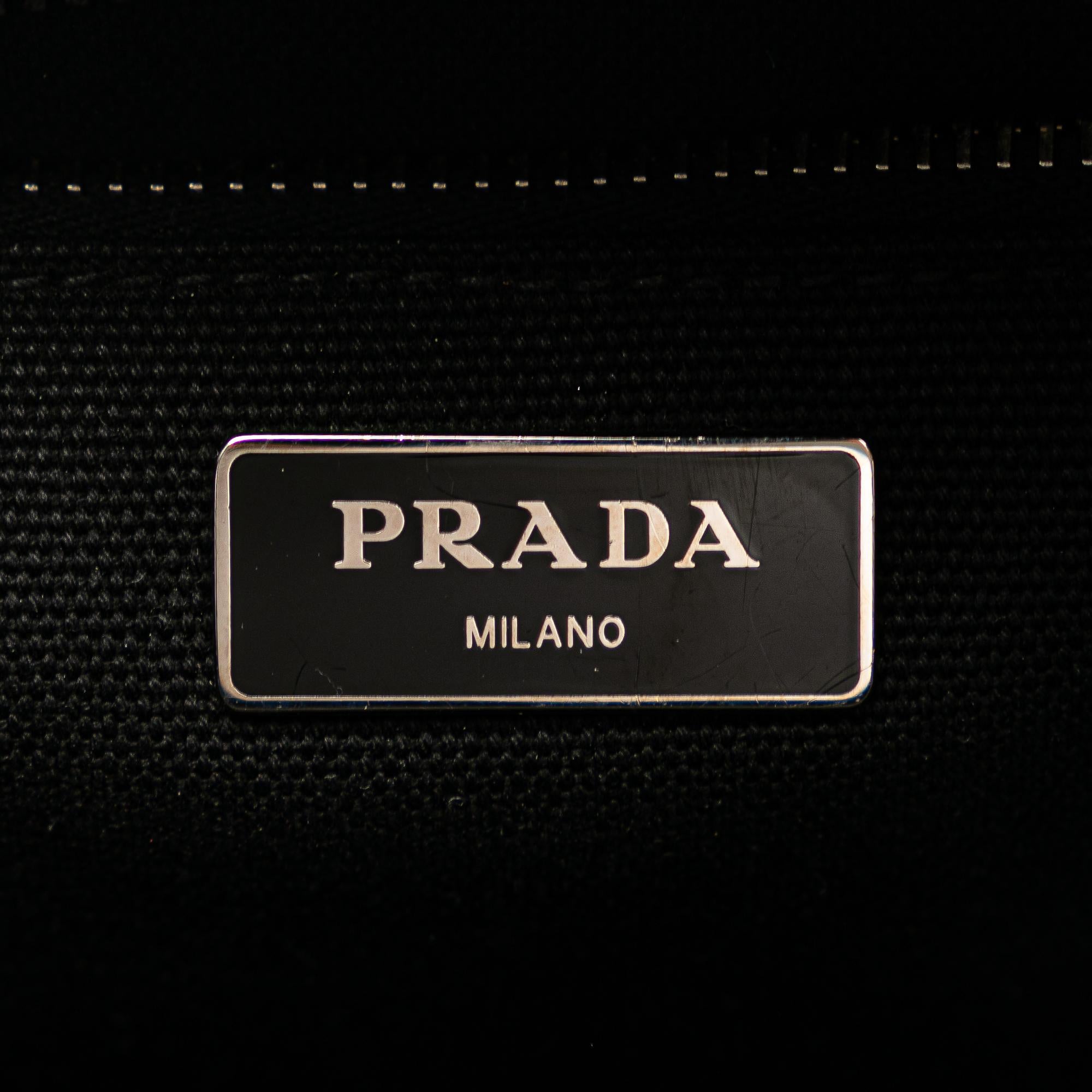 Prada Canapa Trimmed Feather Midollino Satchel (SHG-oJNQ0u)