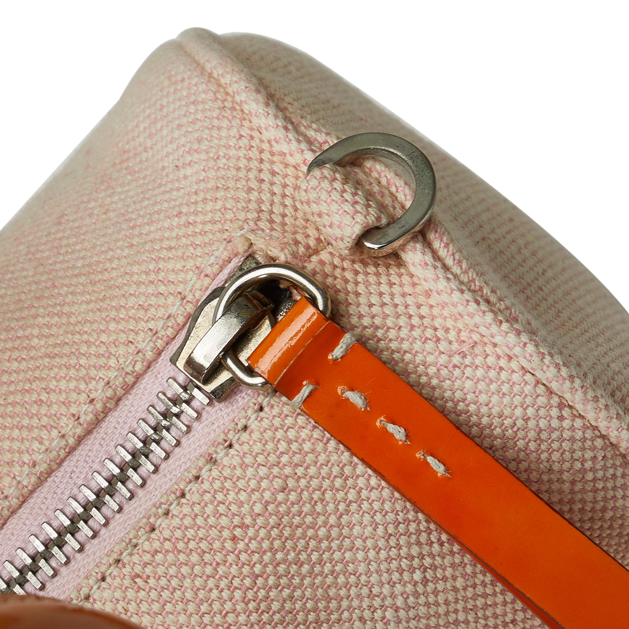Prada Canvas Barrel Satchel (SHG-ddUVNd)