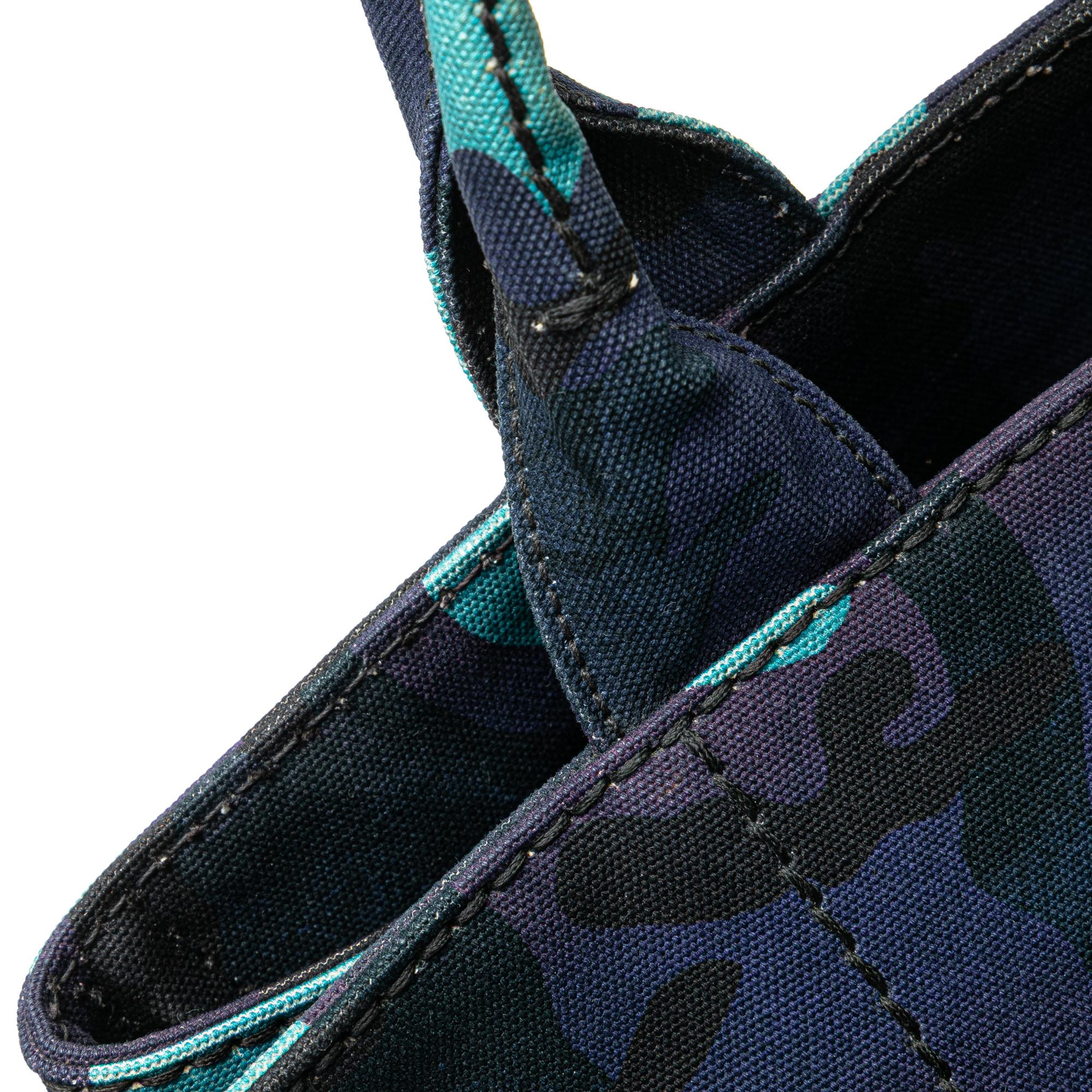 Prada Canvas Camouflage Canapa Logo Satchel
