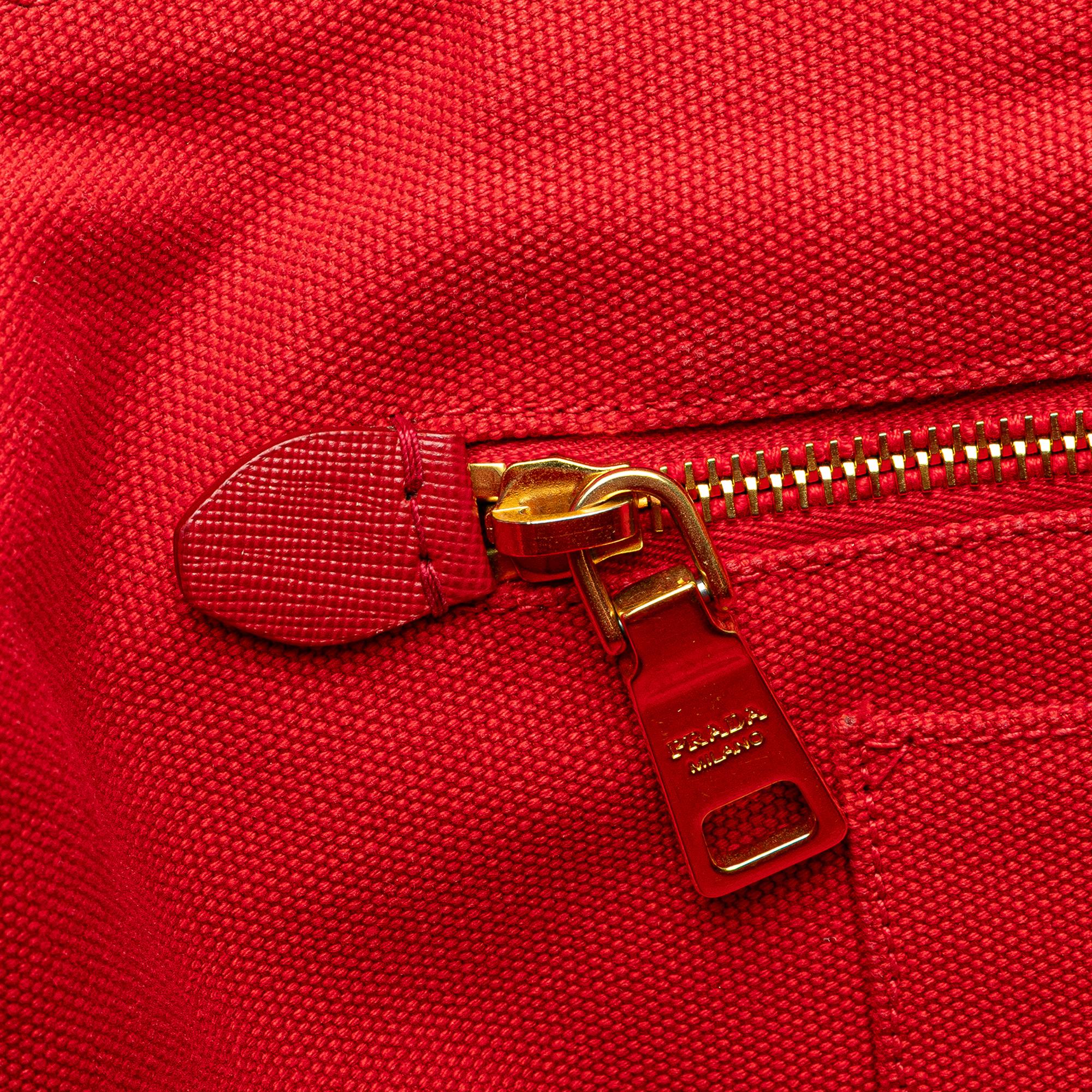 Prada Canvas Canapa Bijoux Satchel