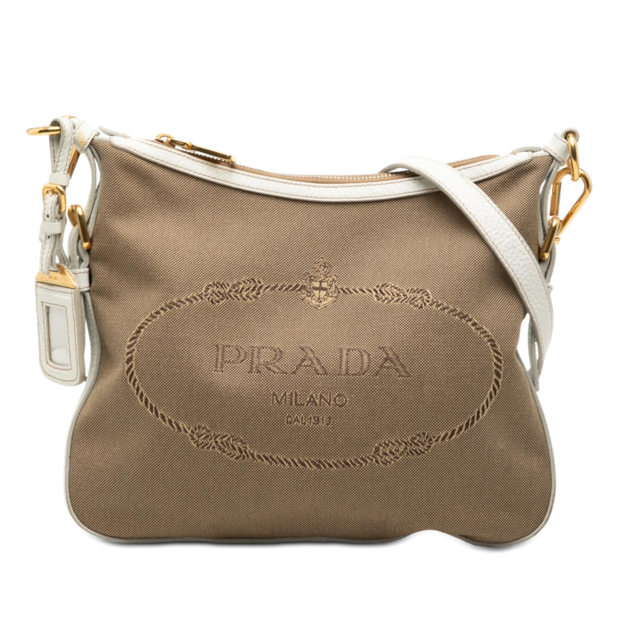 Prada Canvas Canapa Logo Crossbody