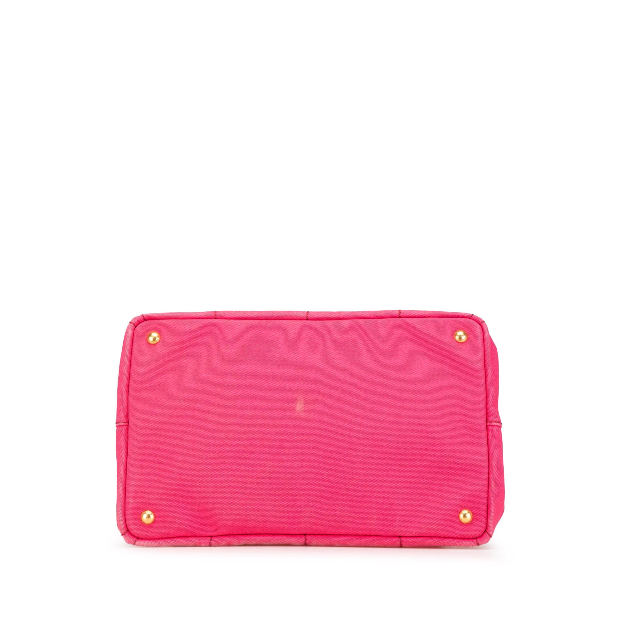Prada Canvas Canapa Logo Satchel