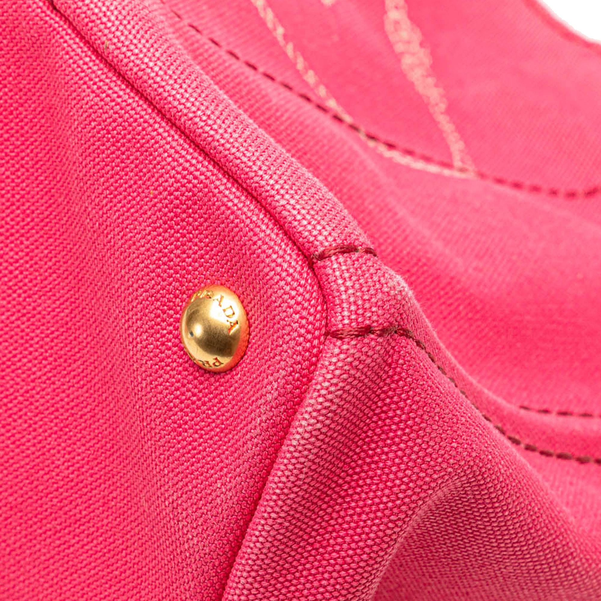 Prada Canvas Canapa Logo Satchel