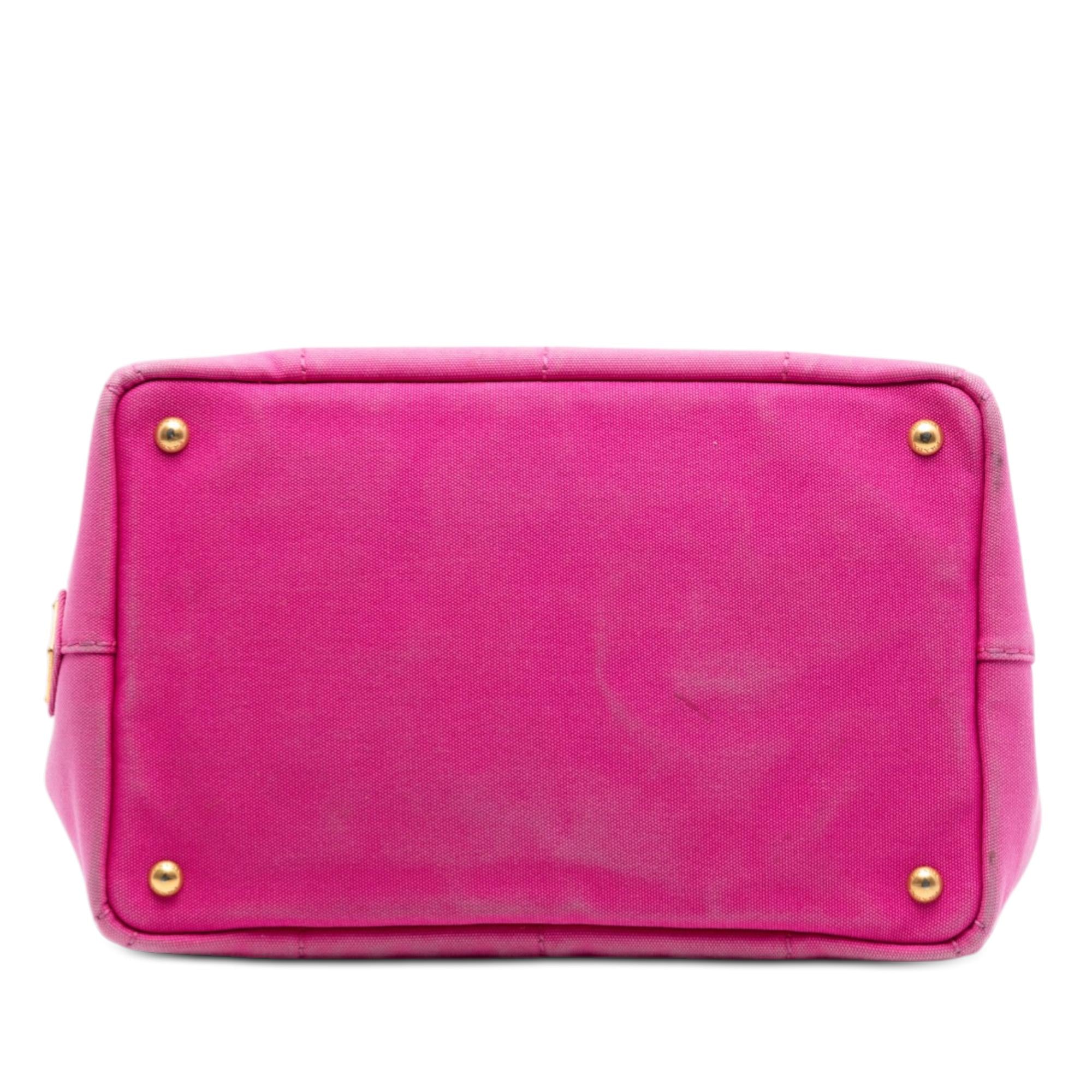 Prada Canvas Canapa Logo Satchel