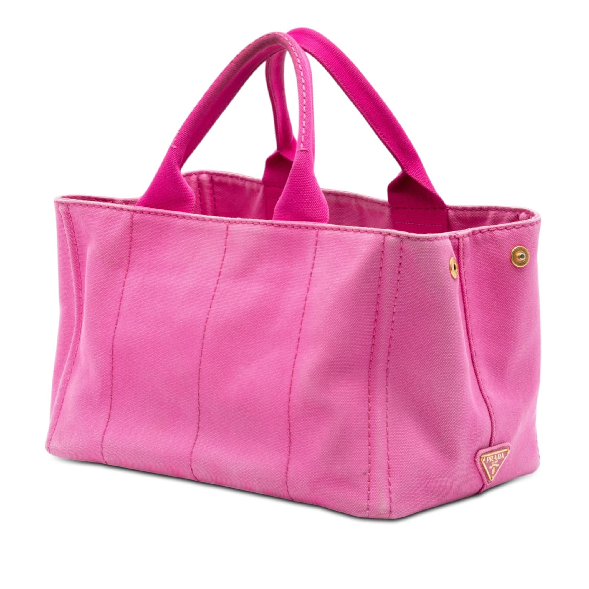 Prada Canvas Canapa Logo Satchel