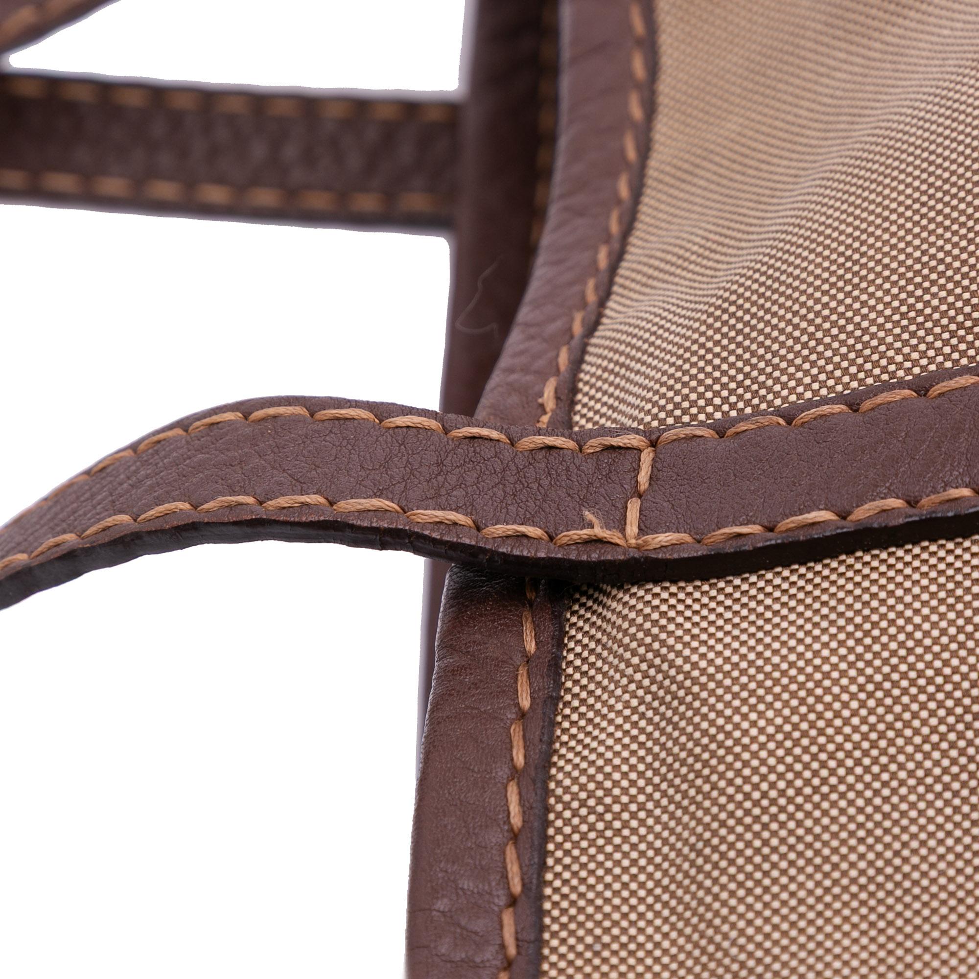 Prada Canvas Canapa Logo Tote