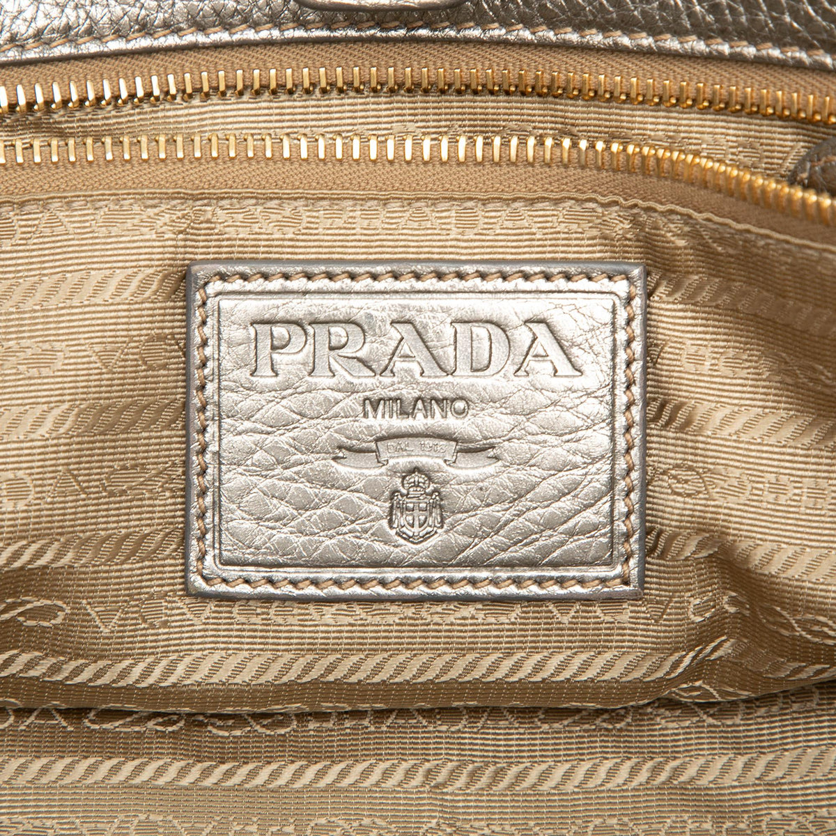 Prada Canvas Canapa Logo Tote