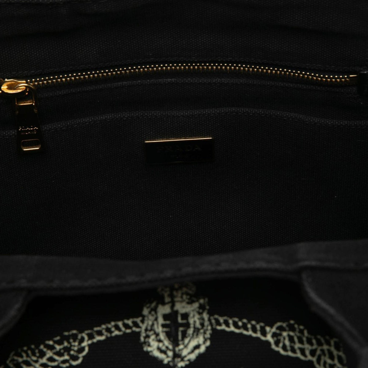 Prada Canvas Canapa Logo Tote