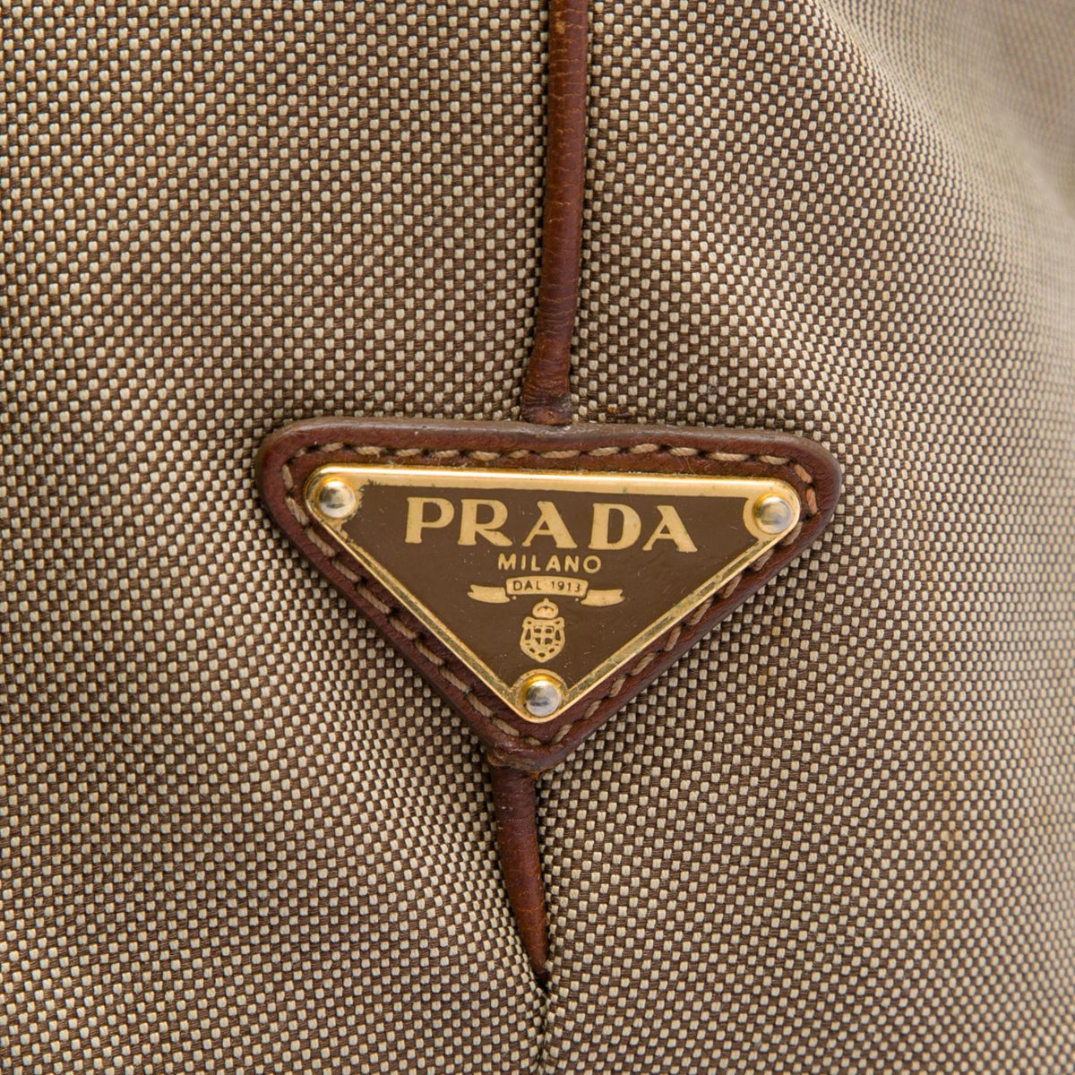 Prada Canvas Canapa Logo Tote