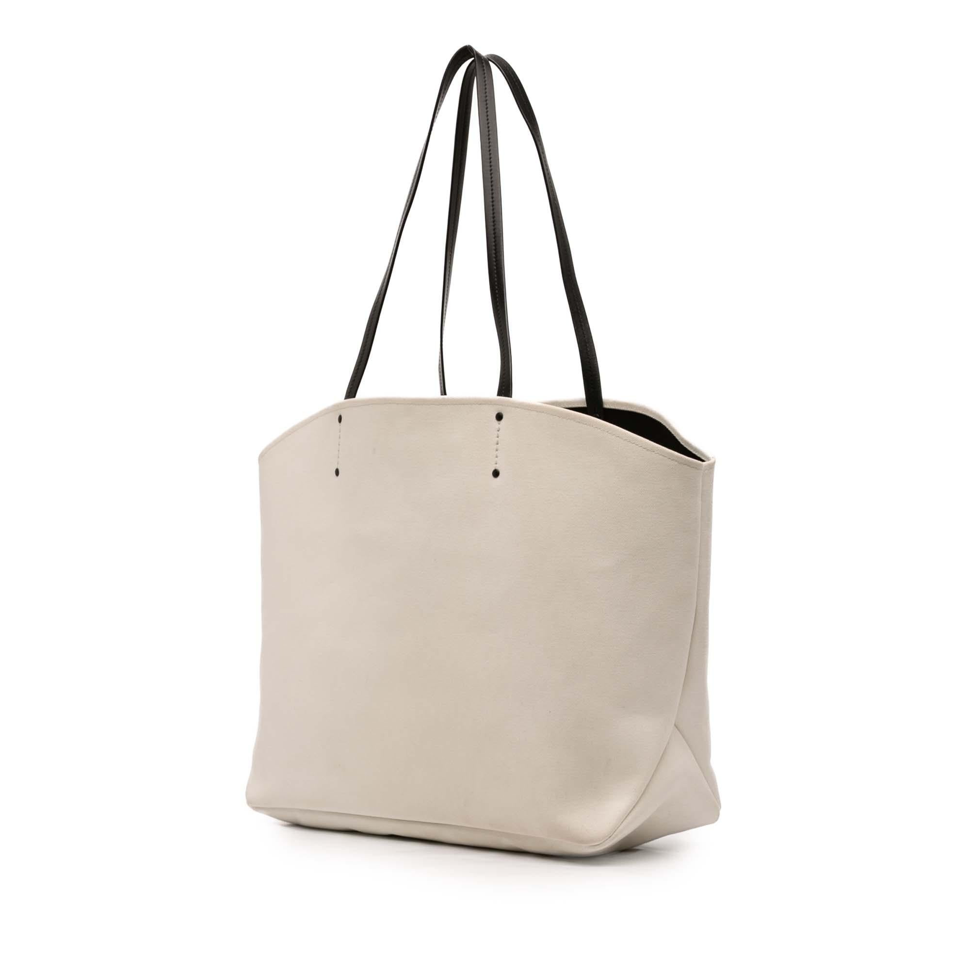 Prada Canvas Canapa Printed Banana Tote