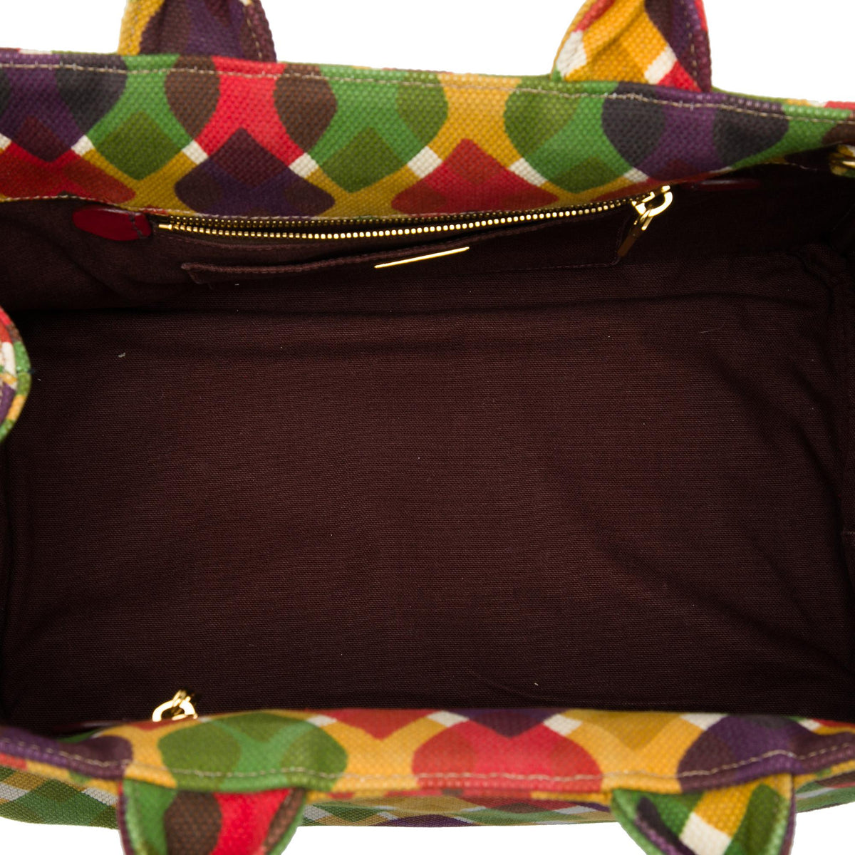 Prada Canvas Canapa Stampata Tote