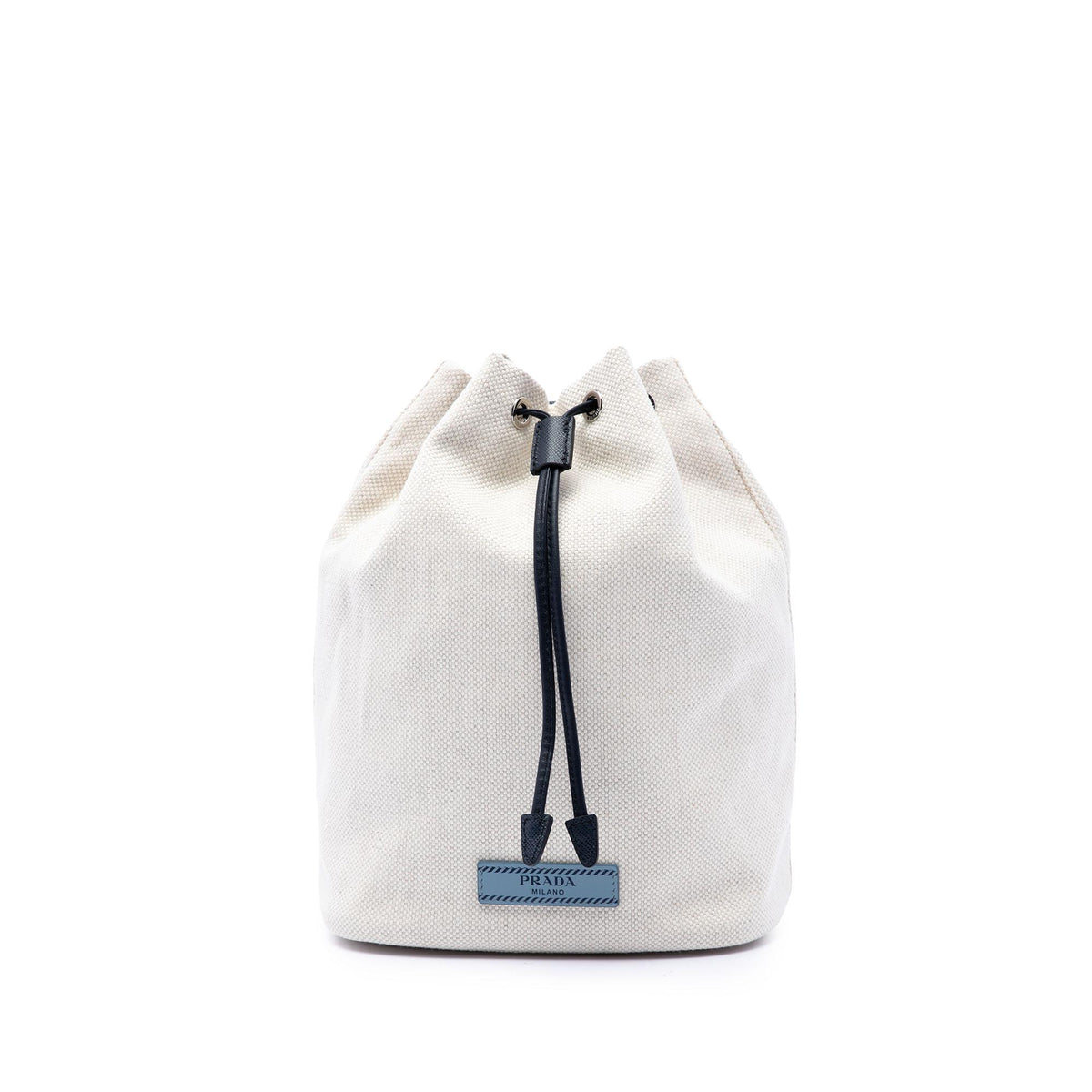 Prada Canvas Mistolino Drawstring Pouch