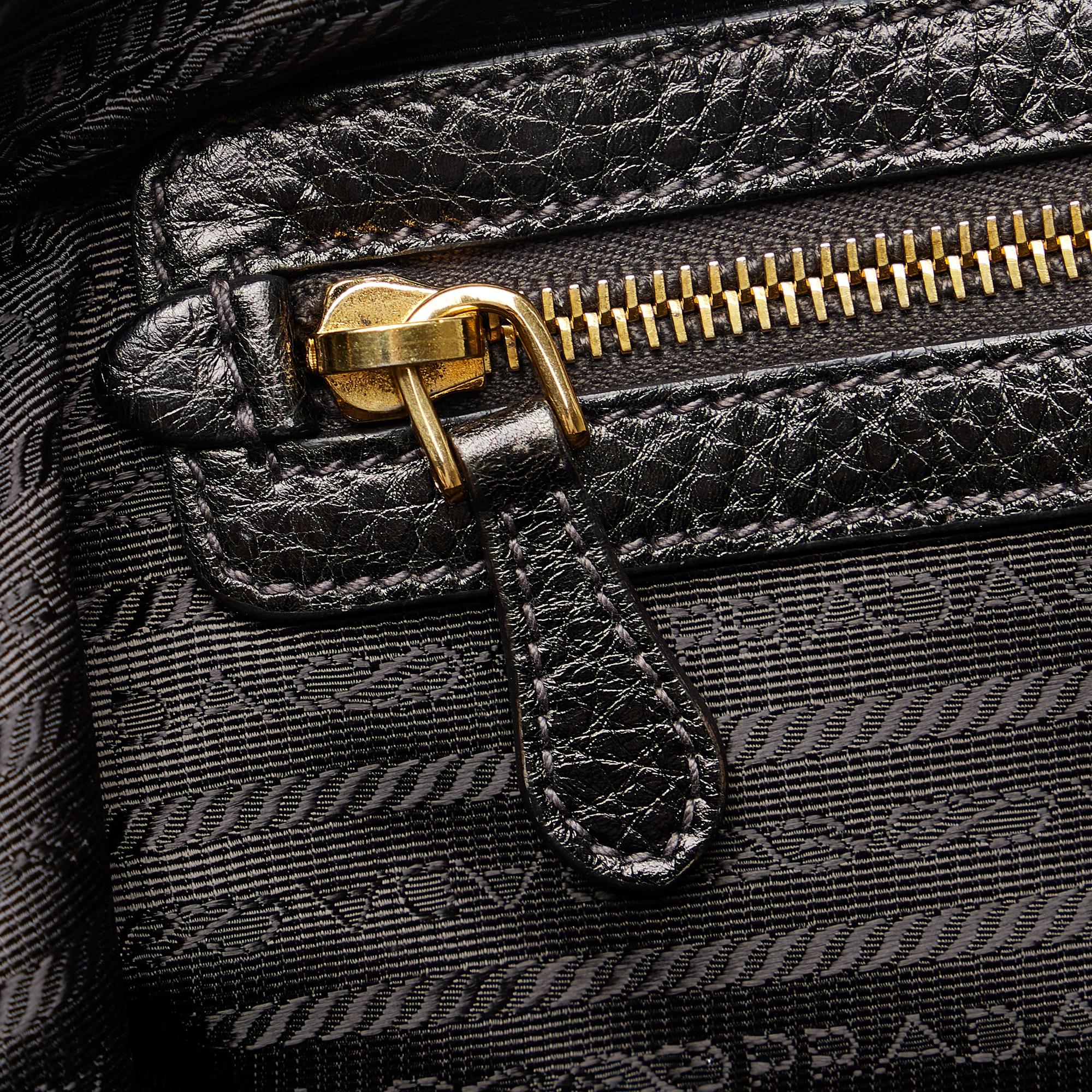 Prada Cervo Antik Bowler Bag (SHG-WjJGsY)