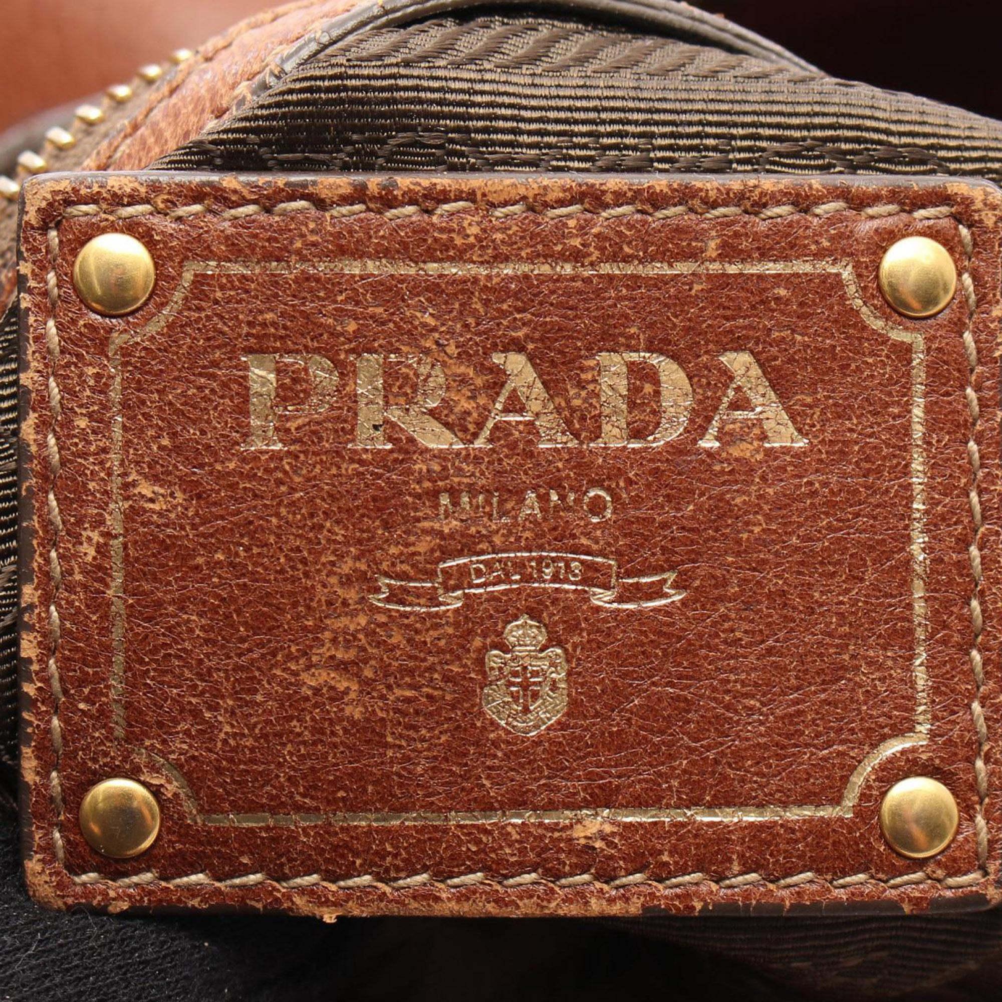 Prada Cervo Antik Hobo Bag