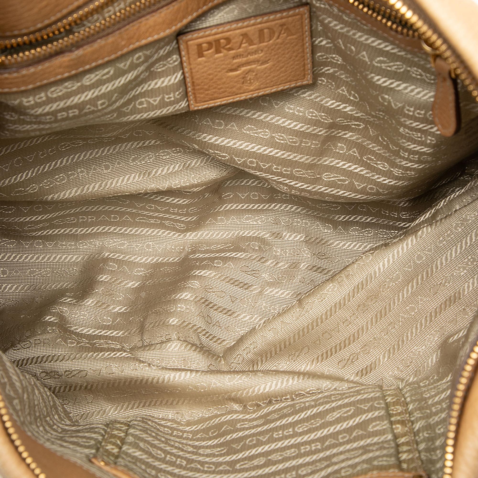 Prada Cervo Antik Shopping Satchel