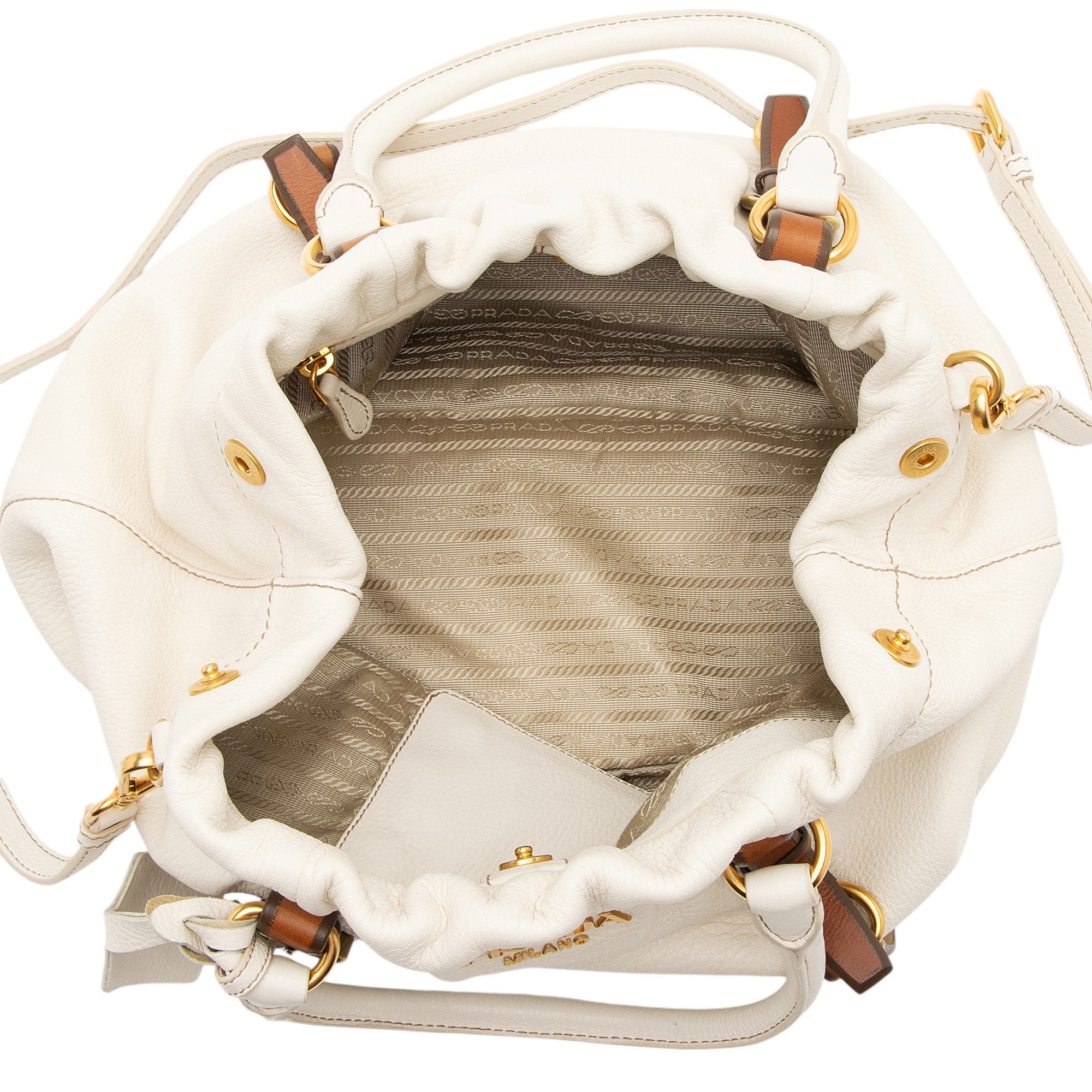 Prada Cervo Antik Shoulder Bag (SHF-eT3v2w)