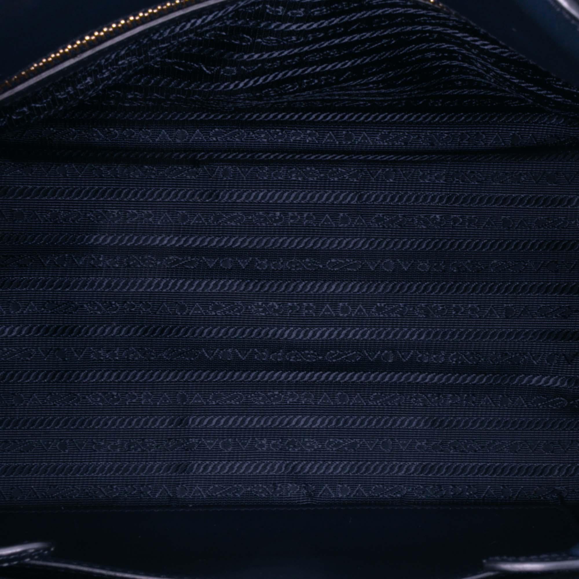 Prada City Calf Bibliotheque Satchel