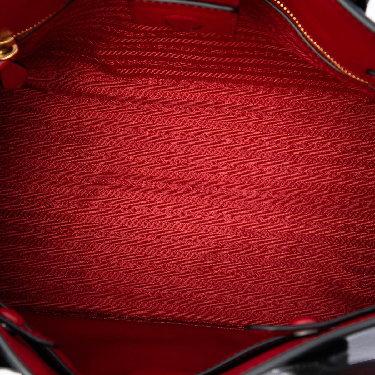 Prada City Calf Bibliotheque Satchel