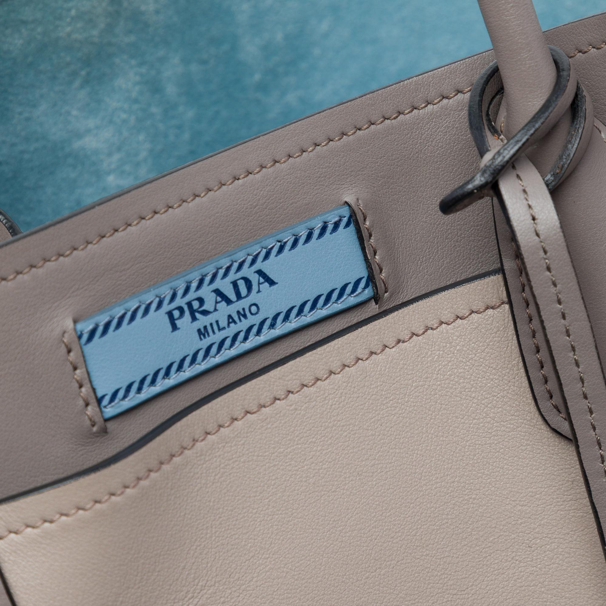 Prada City Calf Etiquette Satchel