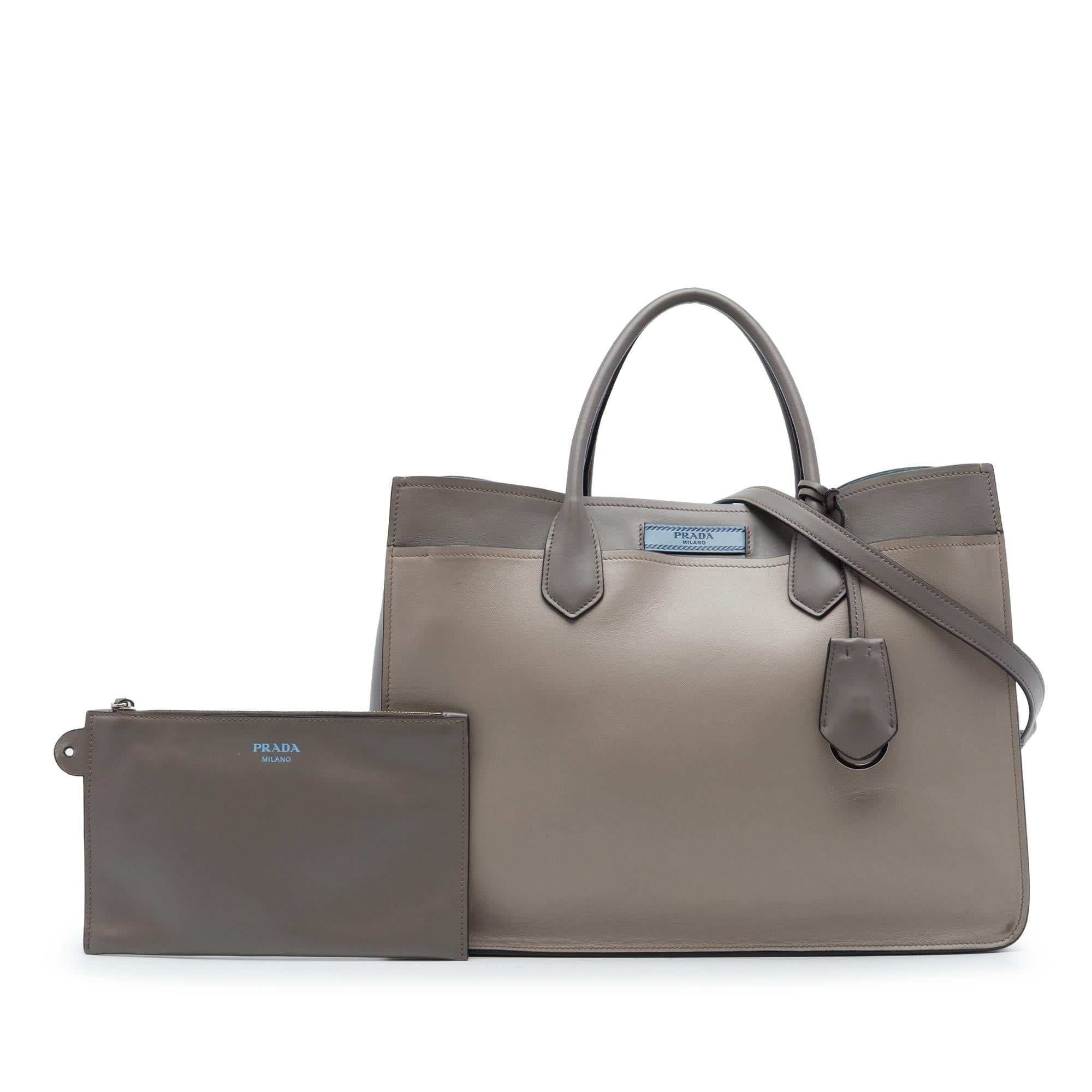 Prada City Calf Etiquette Satchel