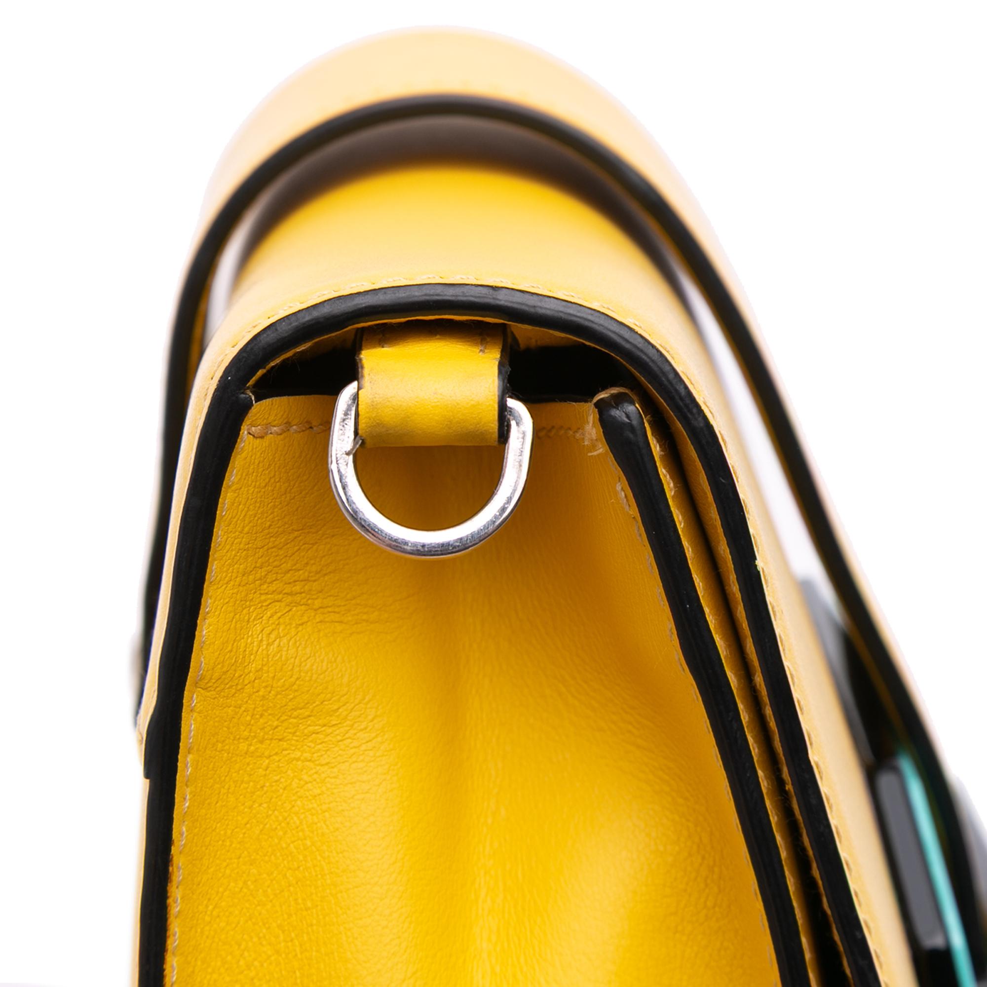 Prada City Calf Plex Ribbon Crossbody