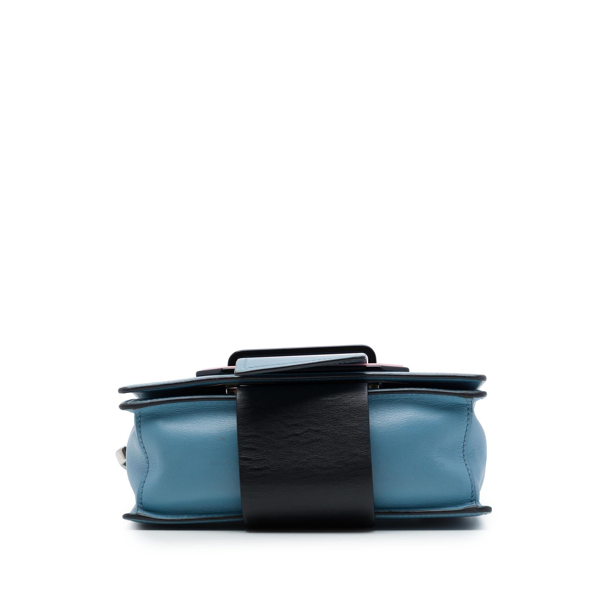 Prada City Calf Plex Ribbon Crossbody